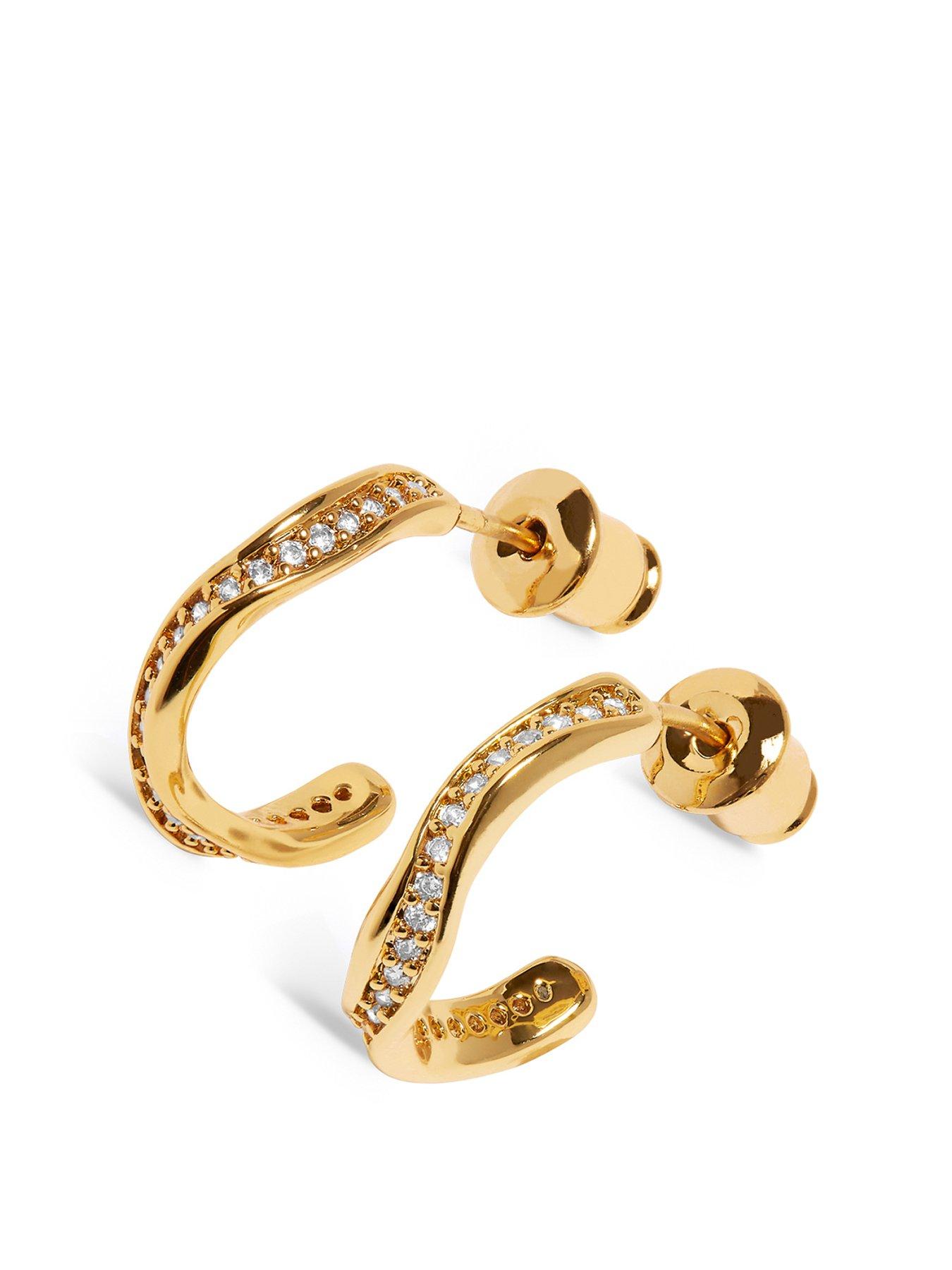 joma-jewellery-soul-shine-paveacute-wave-hoop-earrings-in-gold-platingfront