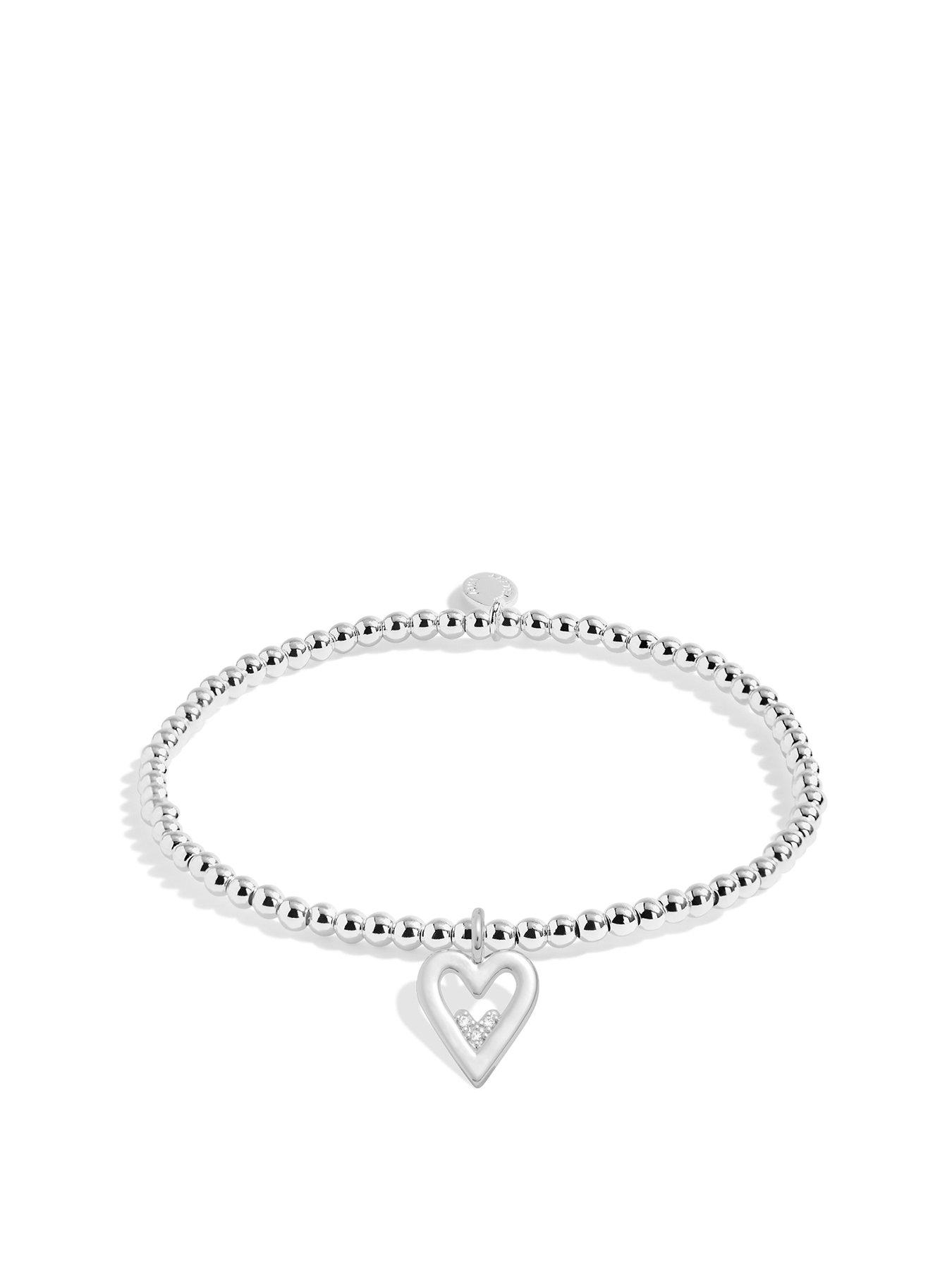 Joma Jewellery A Little Happy Birthday Daughter Bracelet In Silver Plating