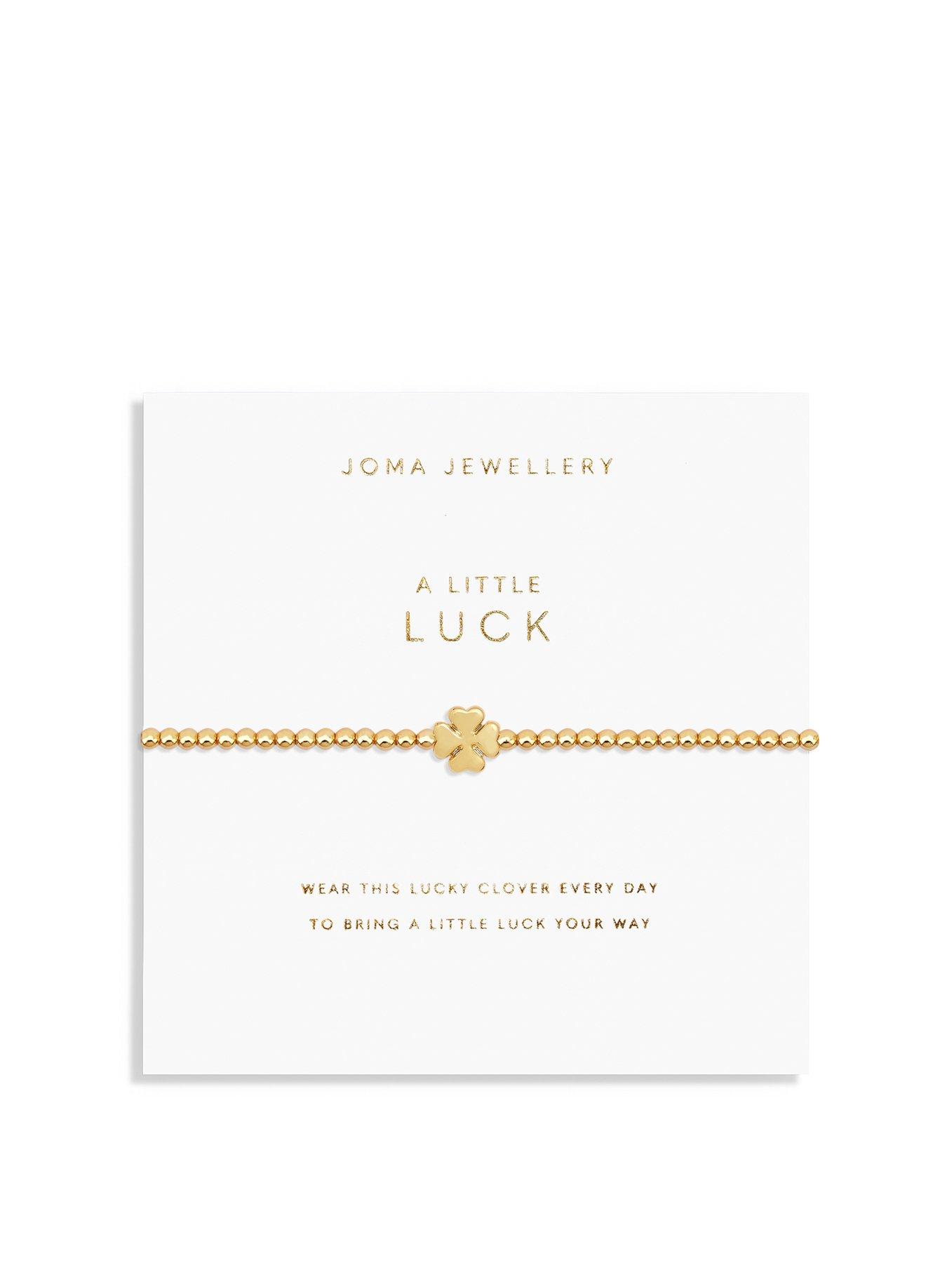 Joma Jewellery A Little Luck Bracelet In Gold Plating