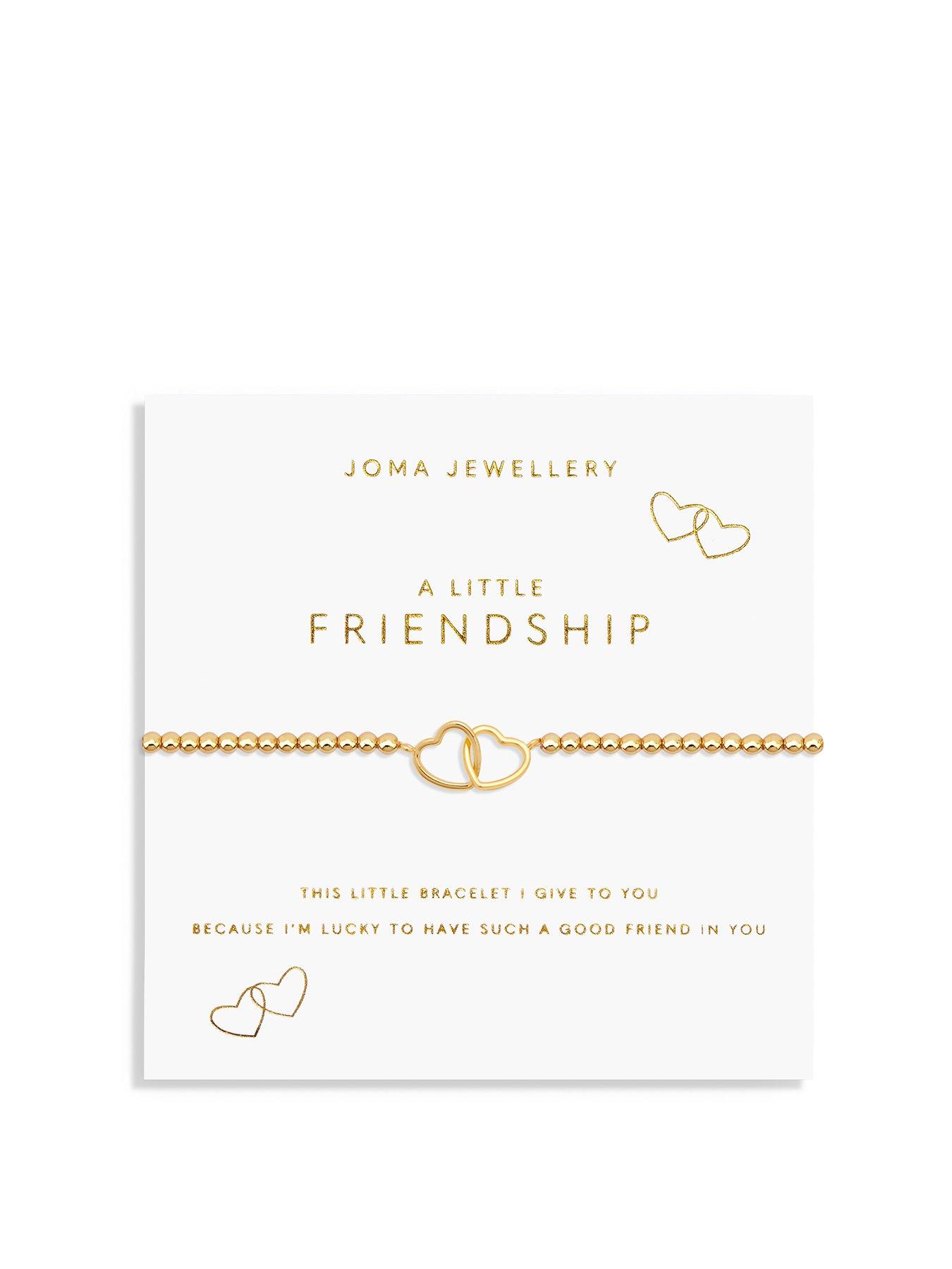Joma Jewellery A Little Friendship Bracelet In Gold Plating