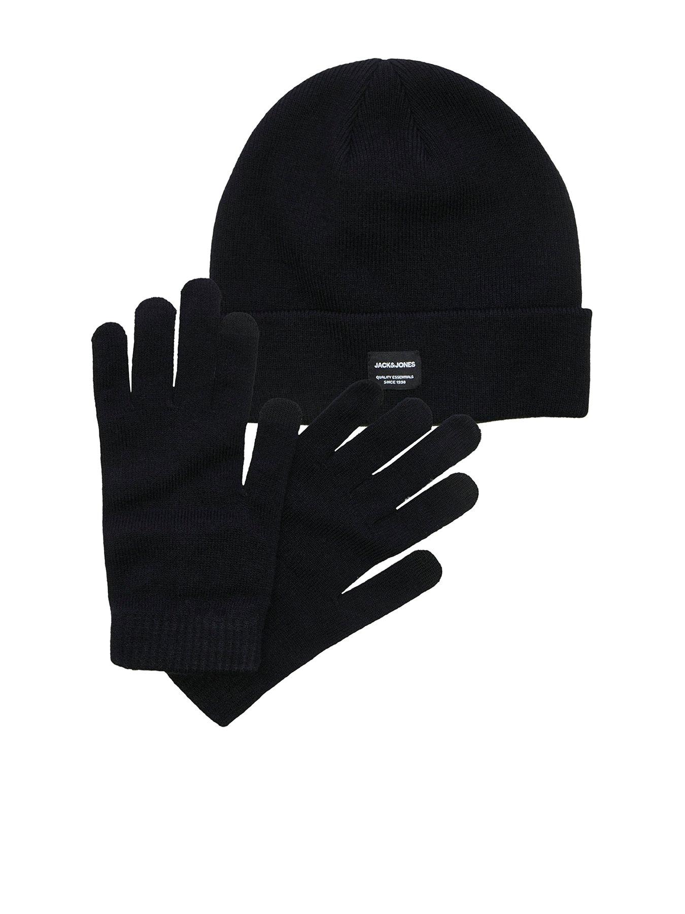 jack-jones-junior-boys-knitted-beanie-gloves-giftbox-black