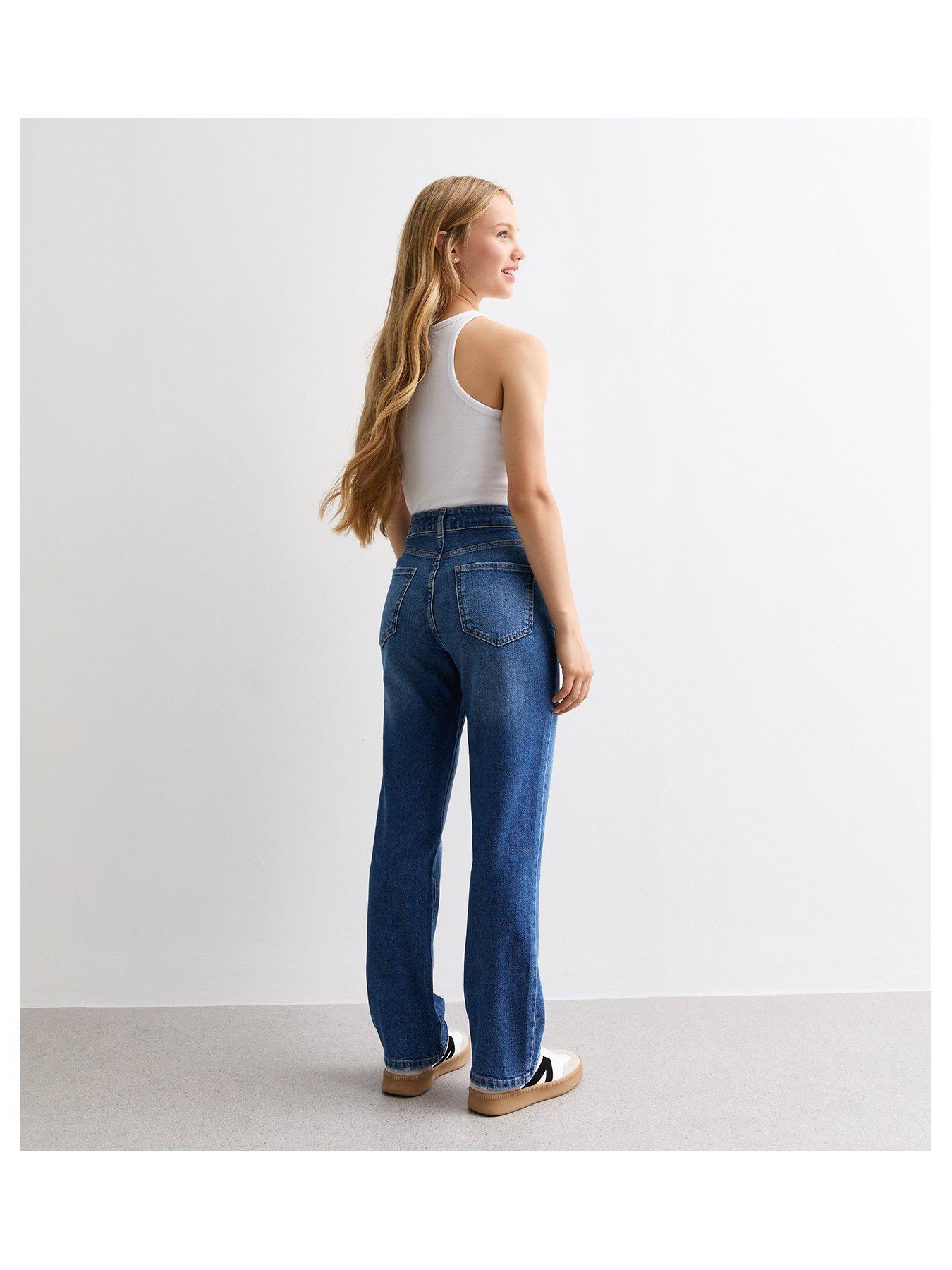 new-look-915-girls-blue-high-rise-slim-fit-jeansback