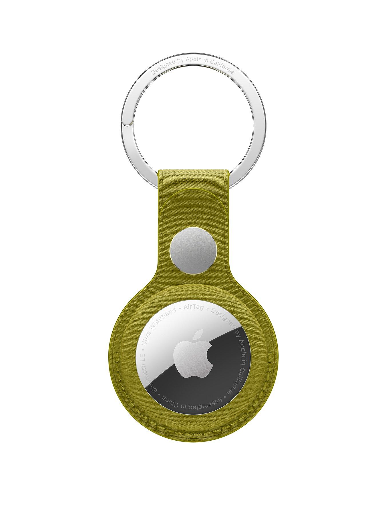 Apple AirTag FineWoven Key Ring - Chartreuse (AirTag not included)