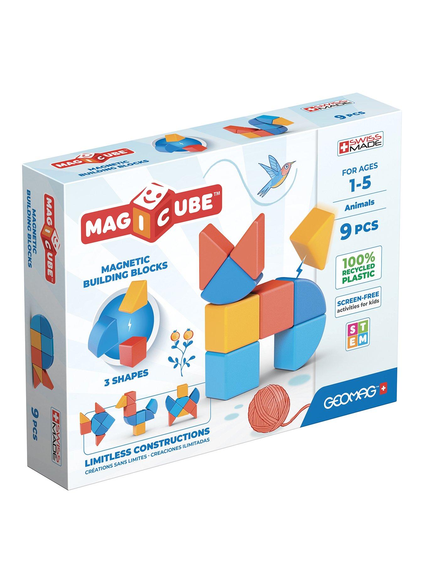 Image of Geomag Geomag Magicube Magnetic Shapes Animals - 9 Pieces