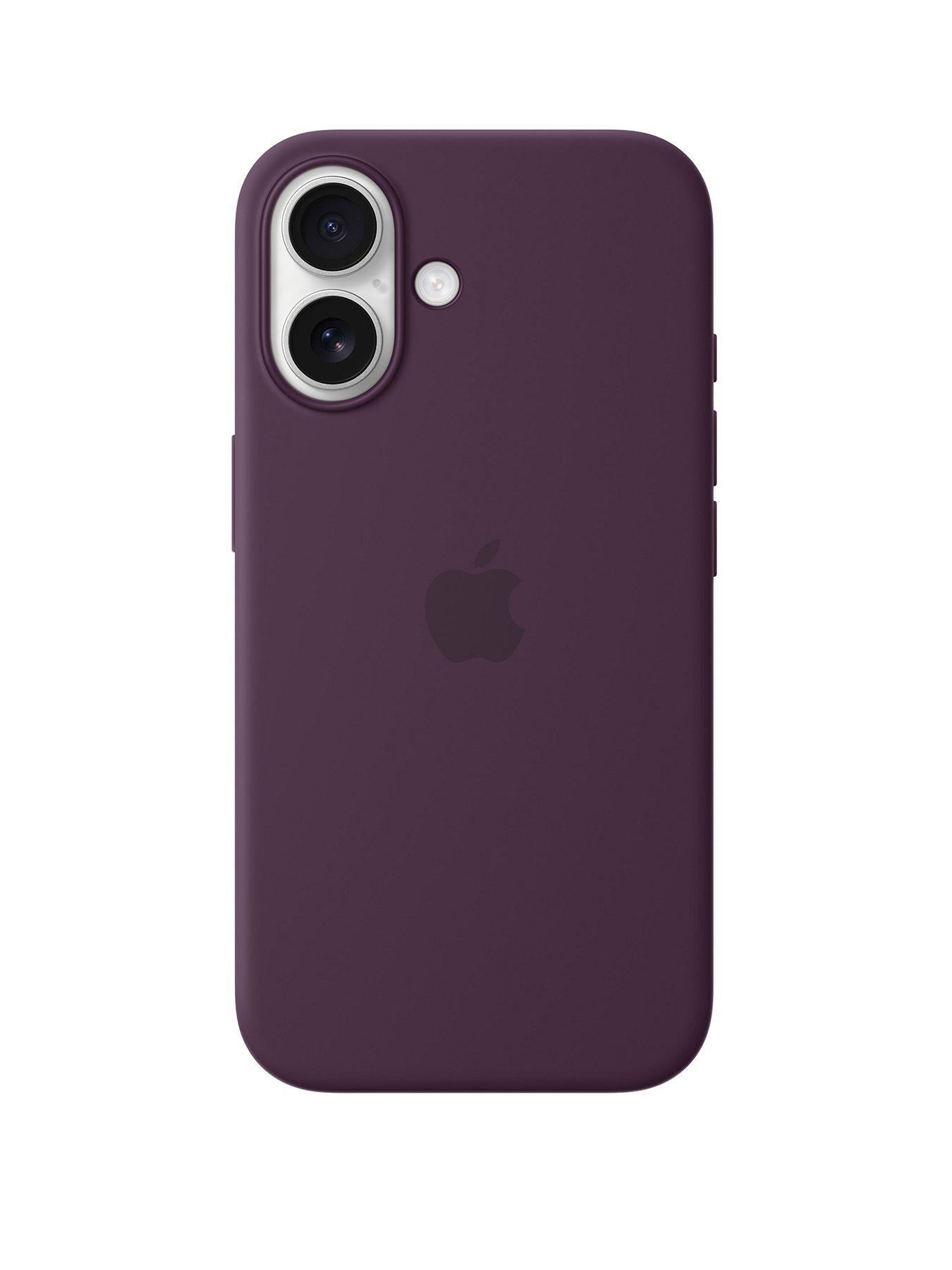 undefined iPhone 16 Silicone Case with MagSafe - Plum