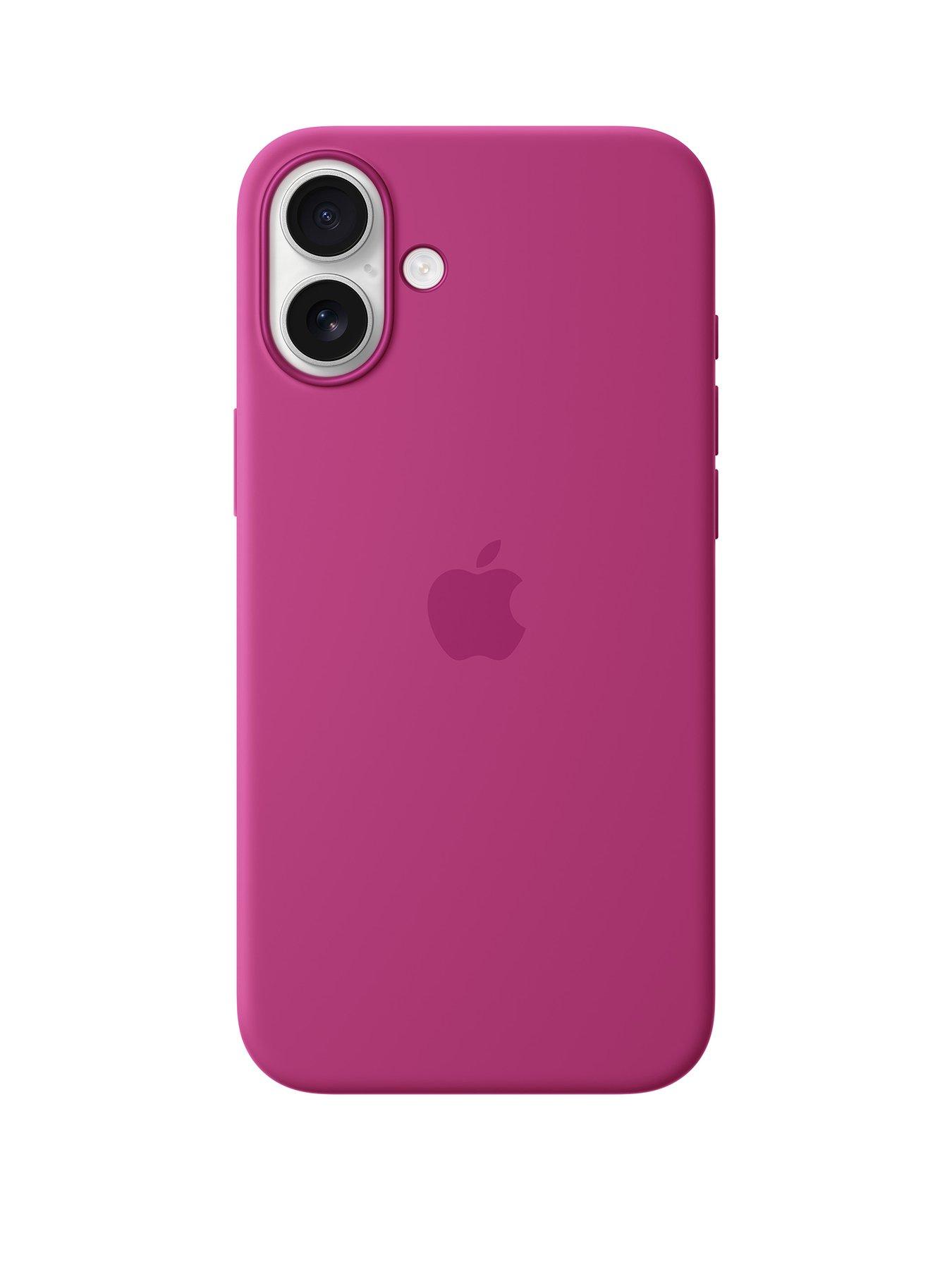 Image 1 of 2 of Apple iPhone 16 Plus Silicone Case with MagSafe - Fuchsia