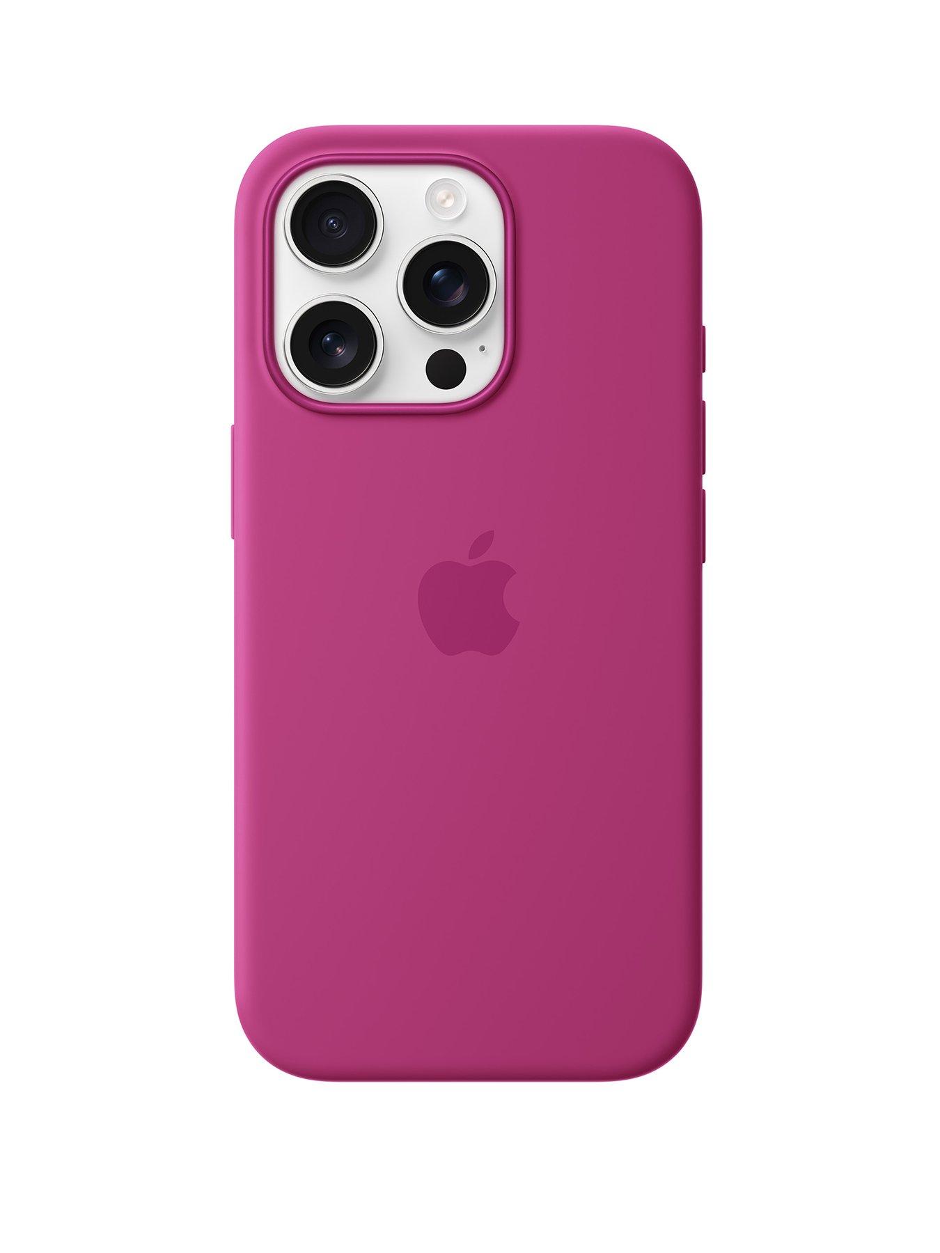 undefined iPhone 16 Pro Silicone Case with MagSafe - Fuchsia