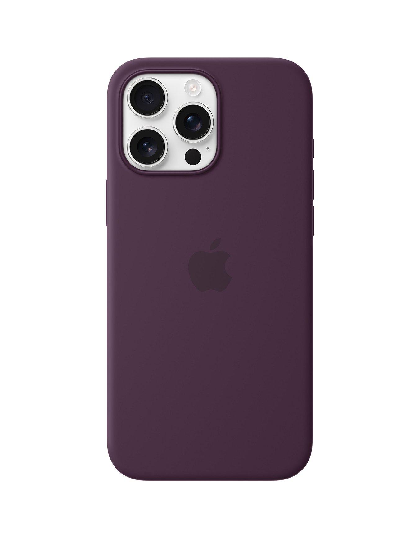 Image of Apple iPhone 16 Pro Max Silicone Case with MagSafe - Plum
