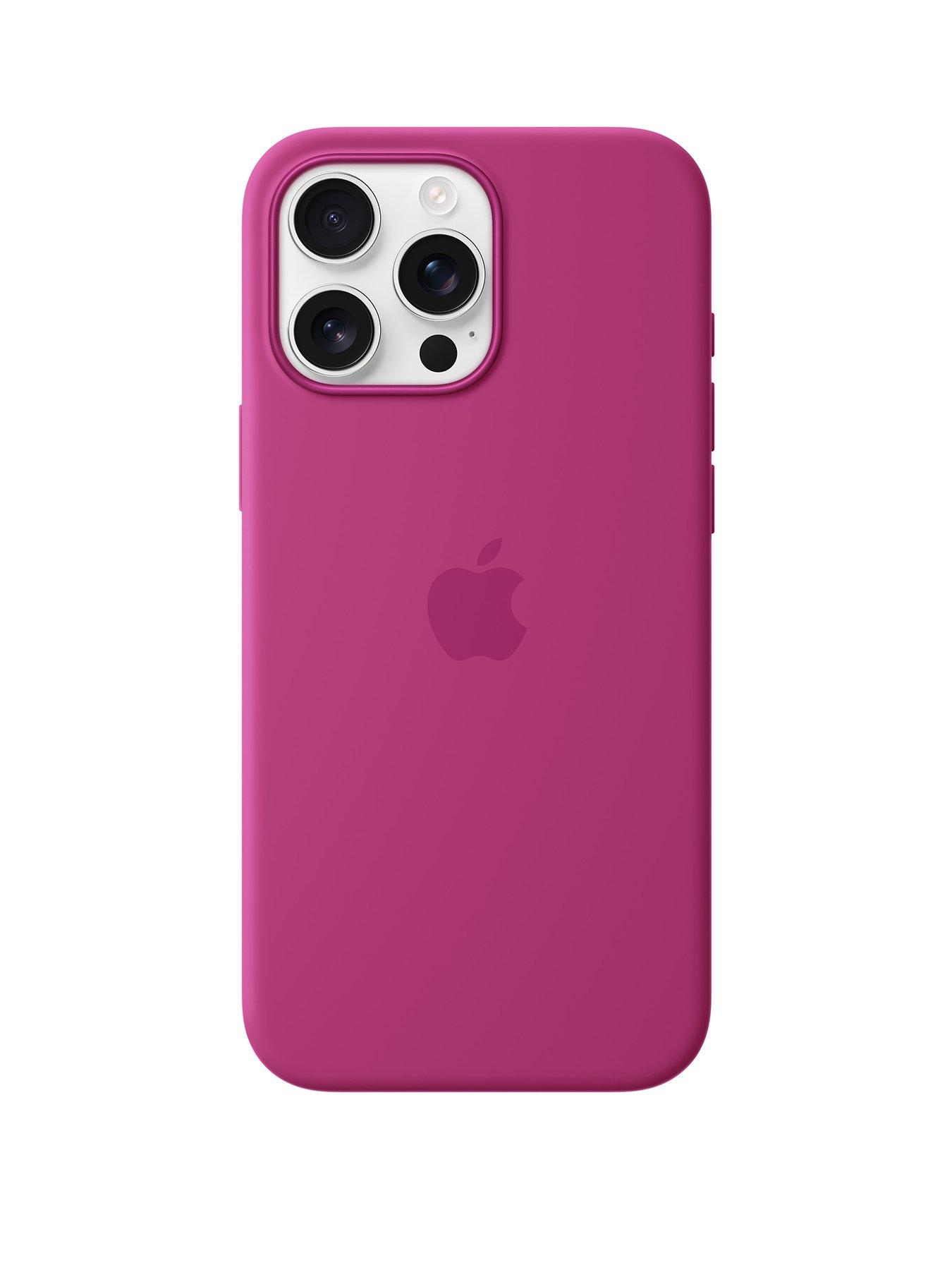 undefined iPhone 16 Pro Max Silicone Case with MagSafe - Fuchsia