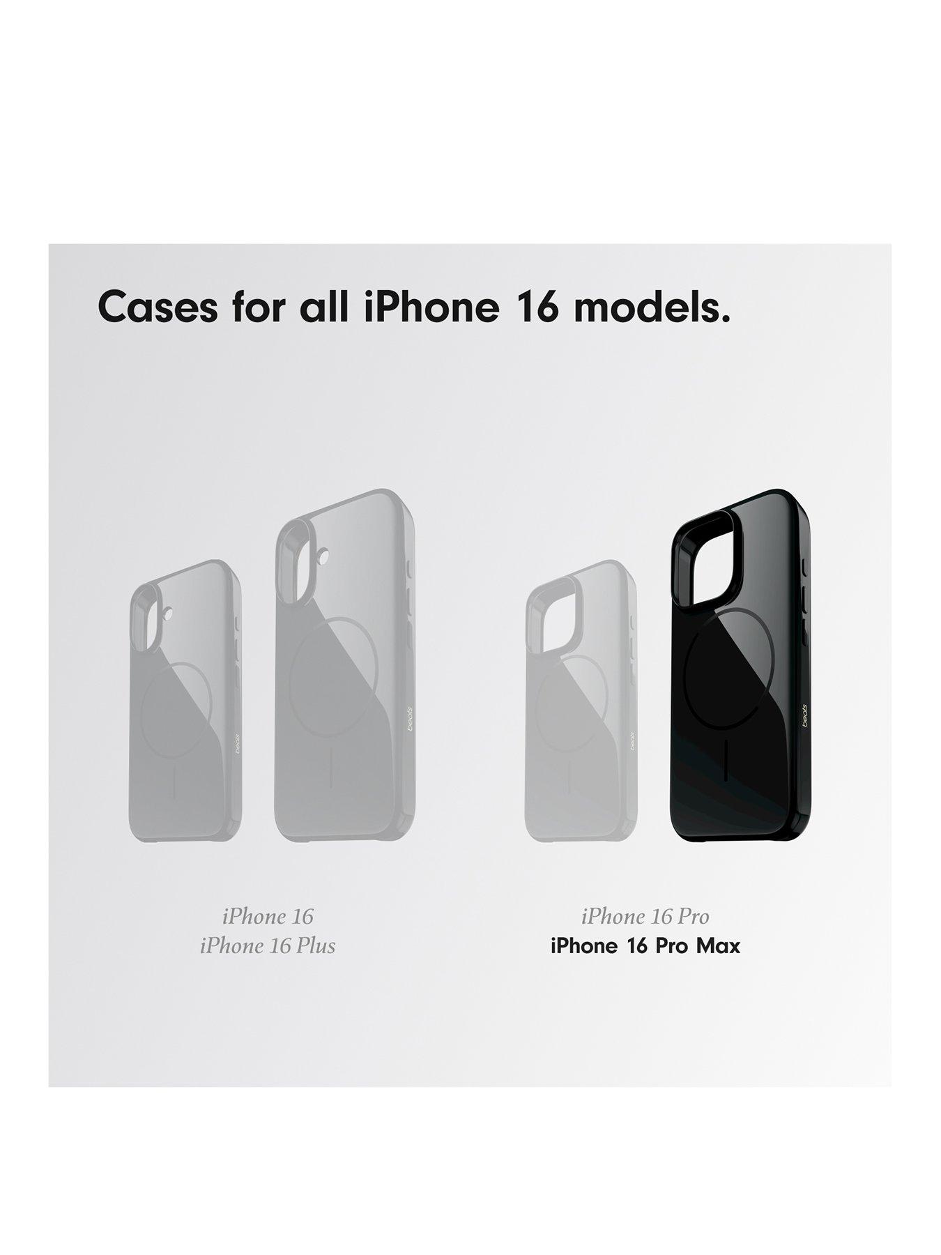 Image 2 of 7 of Beats Beats iPhone 16 Pro Max Case with MagSafe - Midnight&nbsp;Black