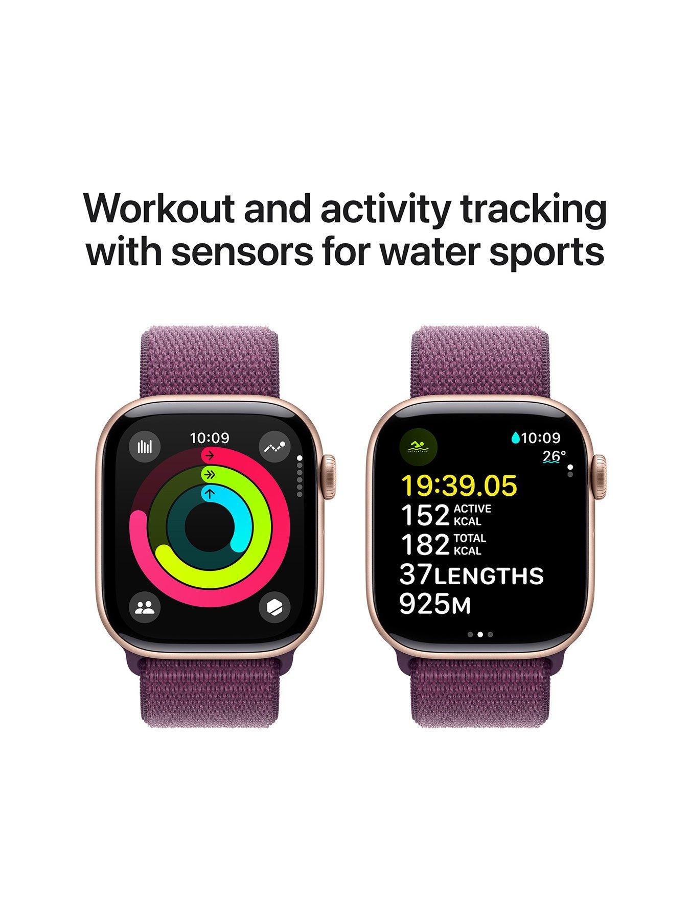 apple-watch-series-10-gps-42mm-rose-gold-aluminium-case-with-plum-sport-loopoutfit