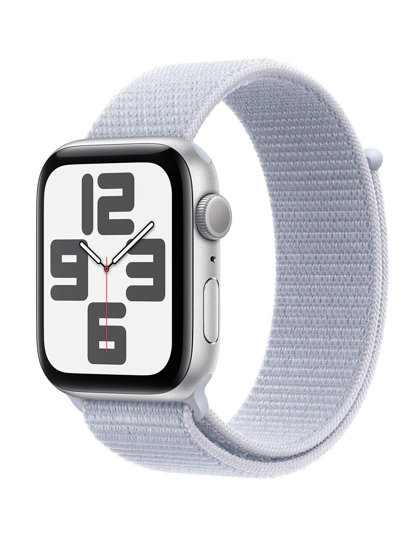 apple-watch-se-gps-2024-40mmnbspsilver-aluminium-case-with-blue-cloud-sport-loop