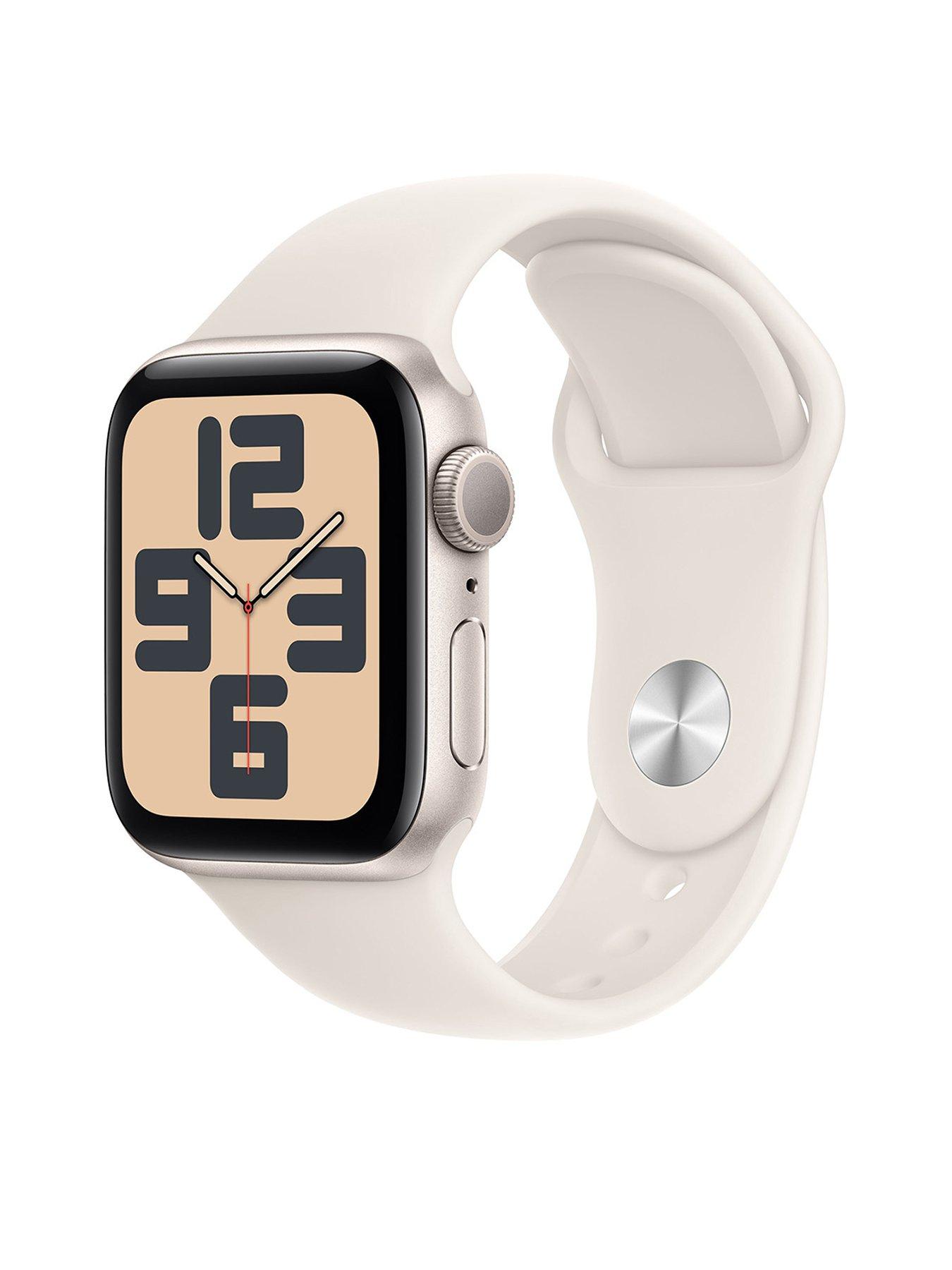 undefined Watch SE (GPS, 2024) 40mm Starlight Aluminium Case with Starlight Sport Band - S/M