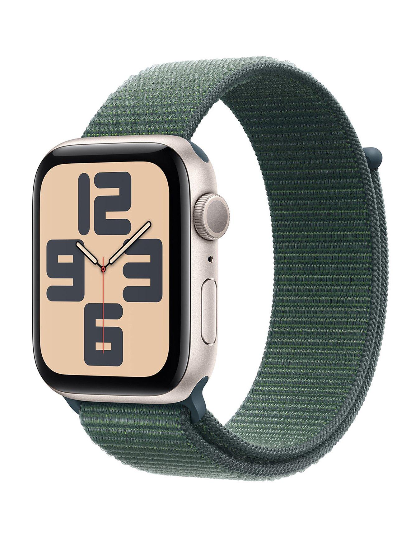 apple-watch-se-gps-2024-40mmnbspstarlight-aluminium-case-with-lake-green-sport-loop