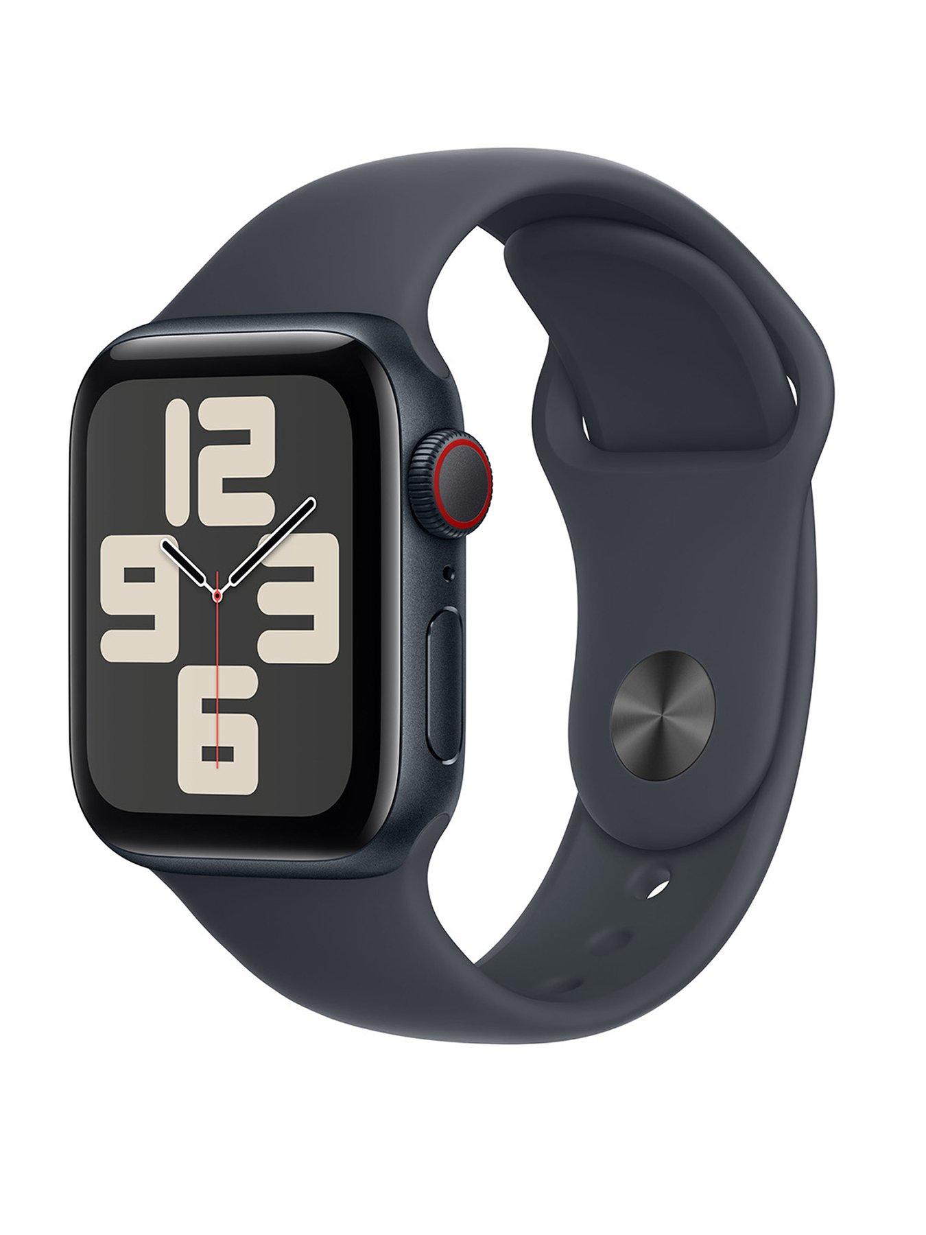 undefined Watch SE (GPS + Cellular, 2024) 40mm Midnight Aluminium Case with Midnight Sport Band - S/M