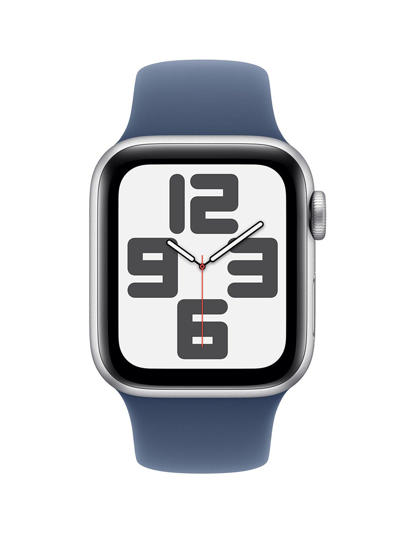 apple-watch-se-gps-cellular-2024-40mmnbspsilver-aluminium-case-with-denim-sport-band-smstillFront