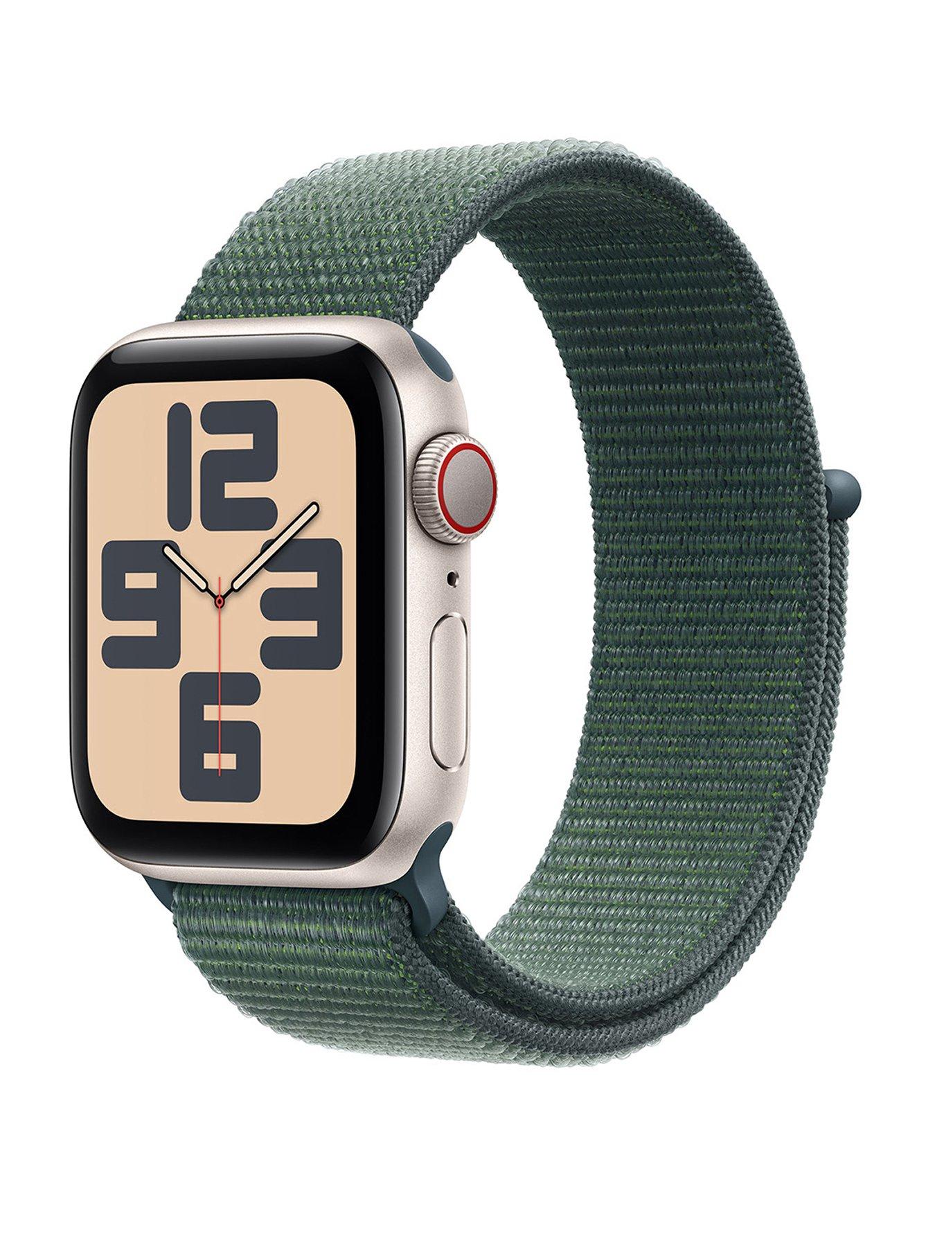 apple-watch-se-gps-cellular-2024-40mmnbspstarlight-aluminium-case-with-lake-green-sport-loop