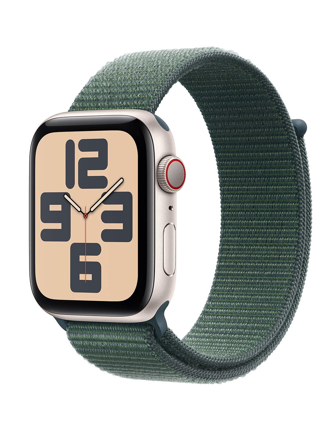 apple-watch-se-gps-cellular-2024-44mmnbspstarlight-aluminium-case-with-lake-green-sport-loop