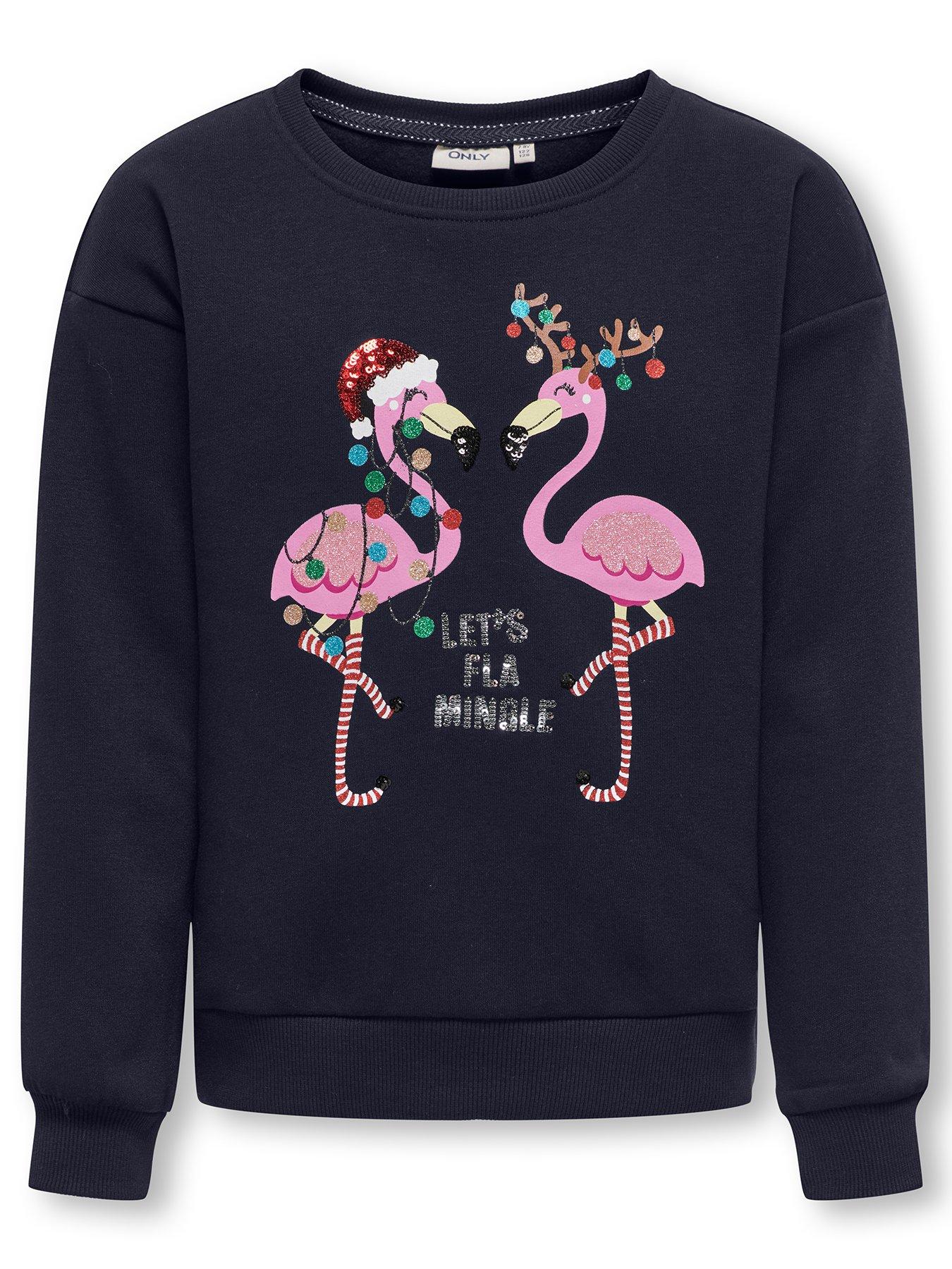 only-kids-girls-flamingo-christmas-sweat-night-sky