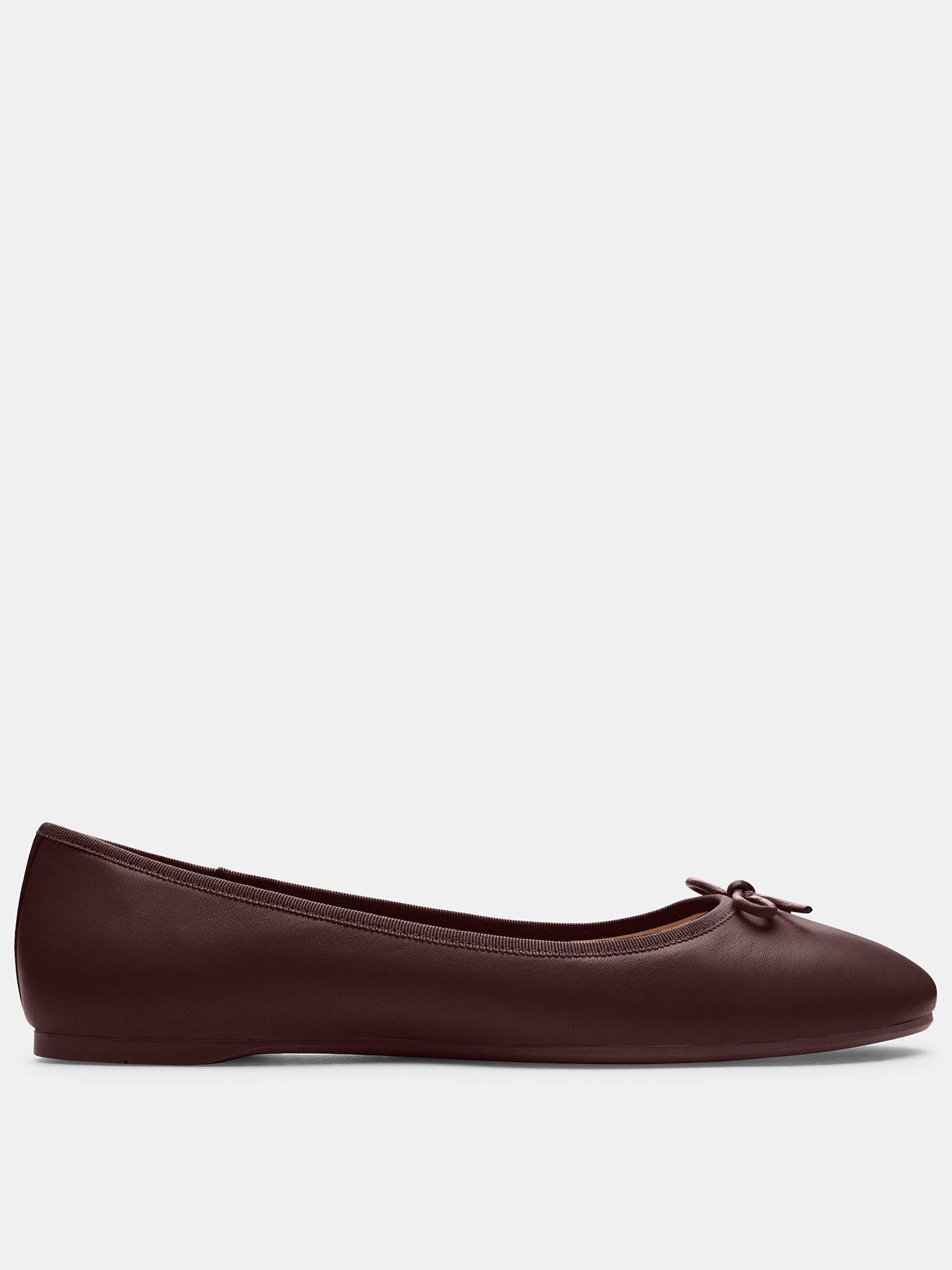 coach-abigail-leather-ballet-flats-dark-red