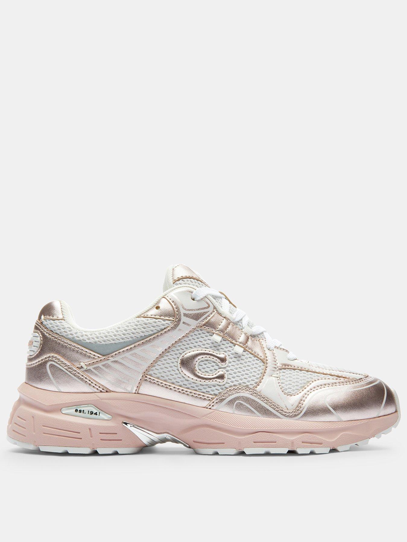 coach-metallic-runner-trainers-pink