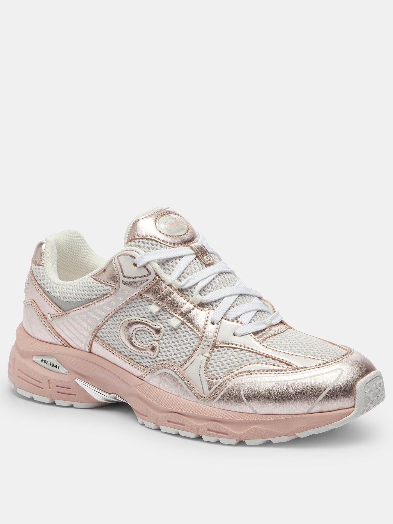 coach-metallic-runner-trainers-pinkstillFront