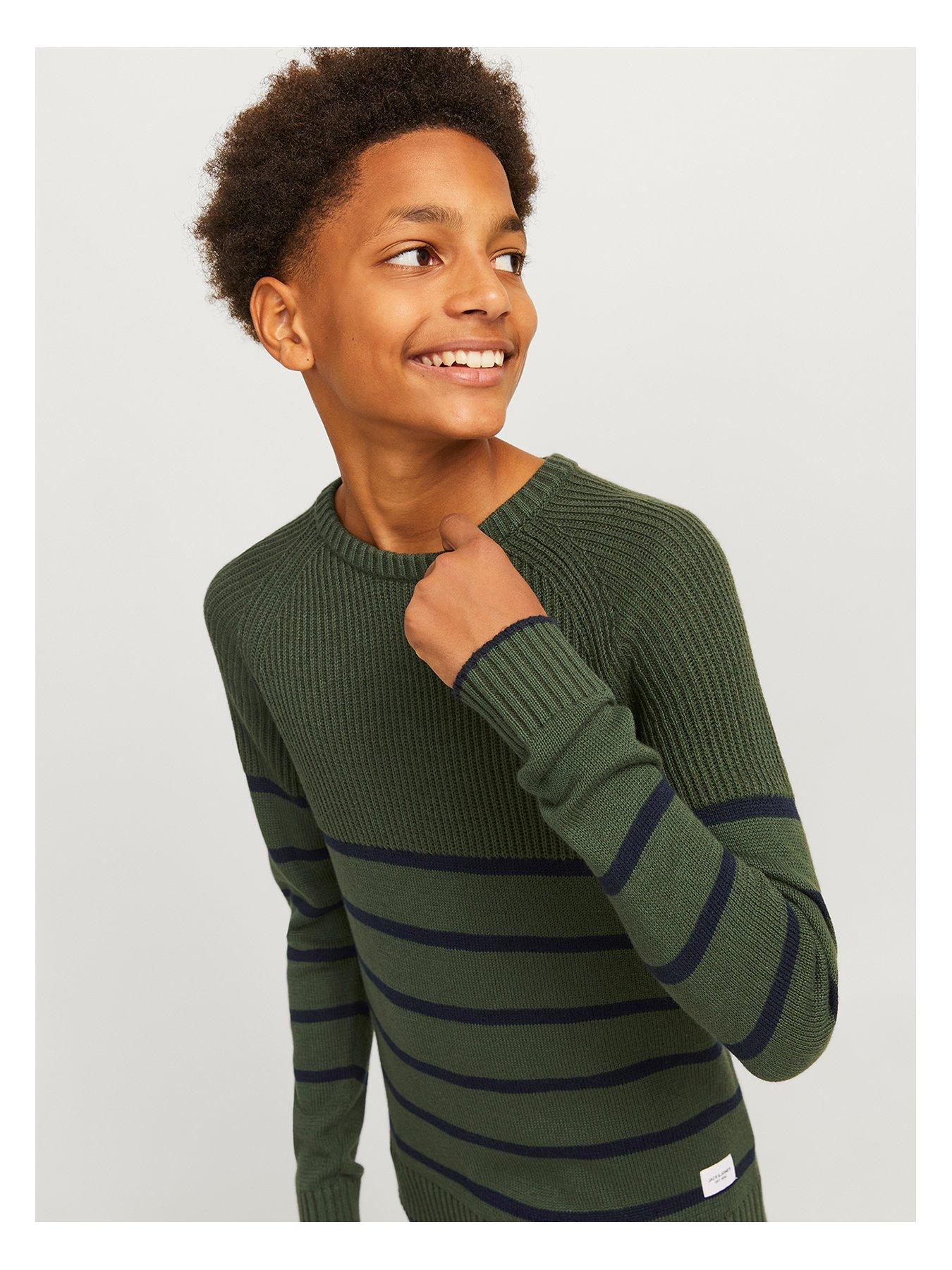 jack-jones-junior-boys-panel-knit-crew-neck-jumper-kombu-greenback