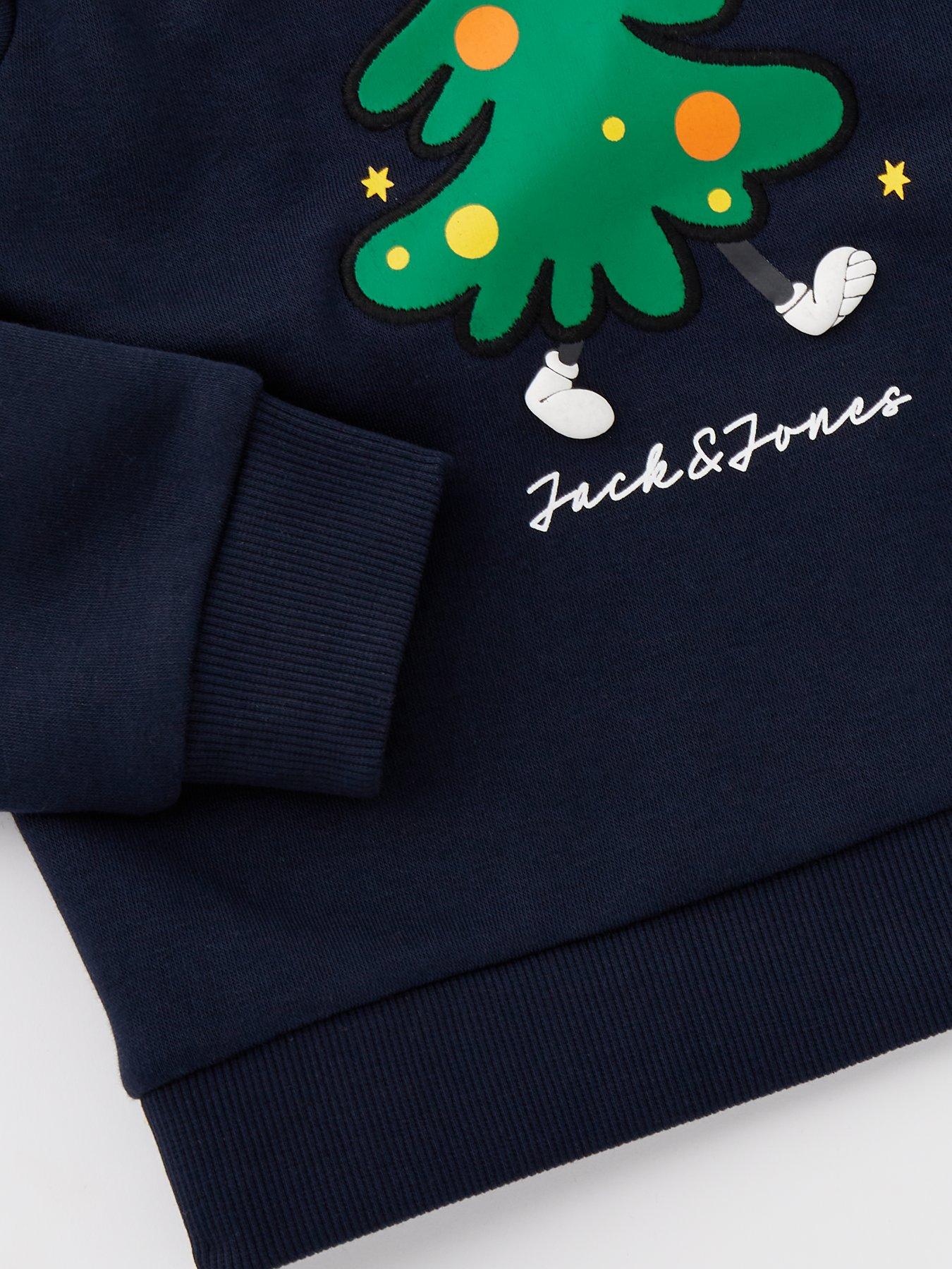 jack-jones-mini-younger-boys-christmas-jolly-crew-neck-sweat-blackdetail