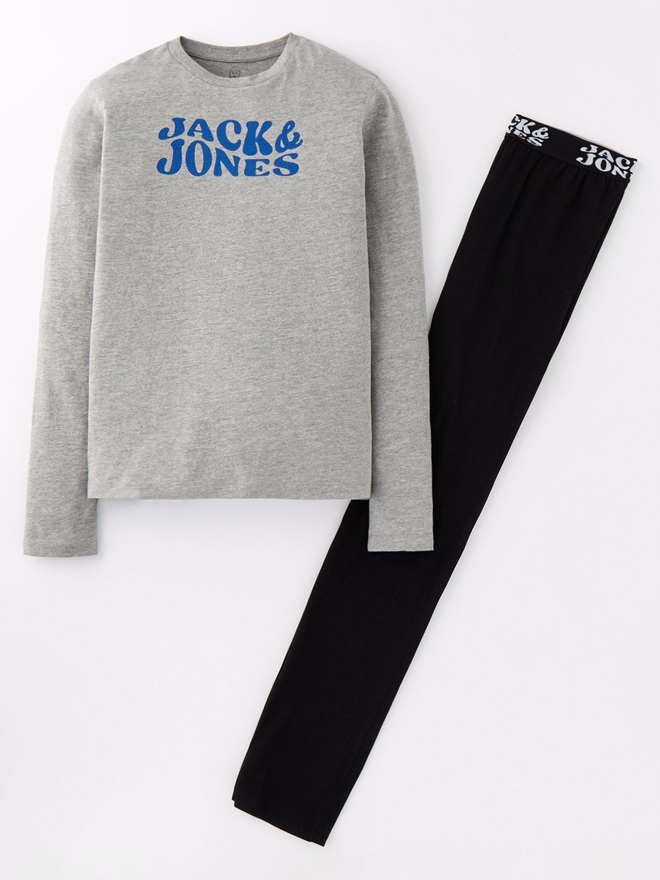 jack-jones-junior-boys-elton-long-sleeve-tshirt-and-pants-lounge-set-light-grey-melangefront