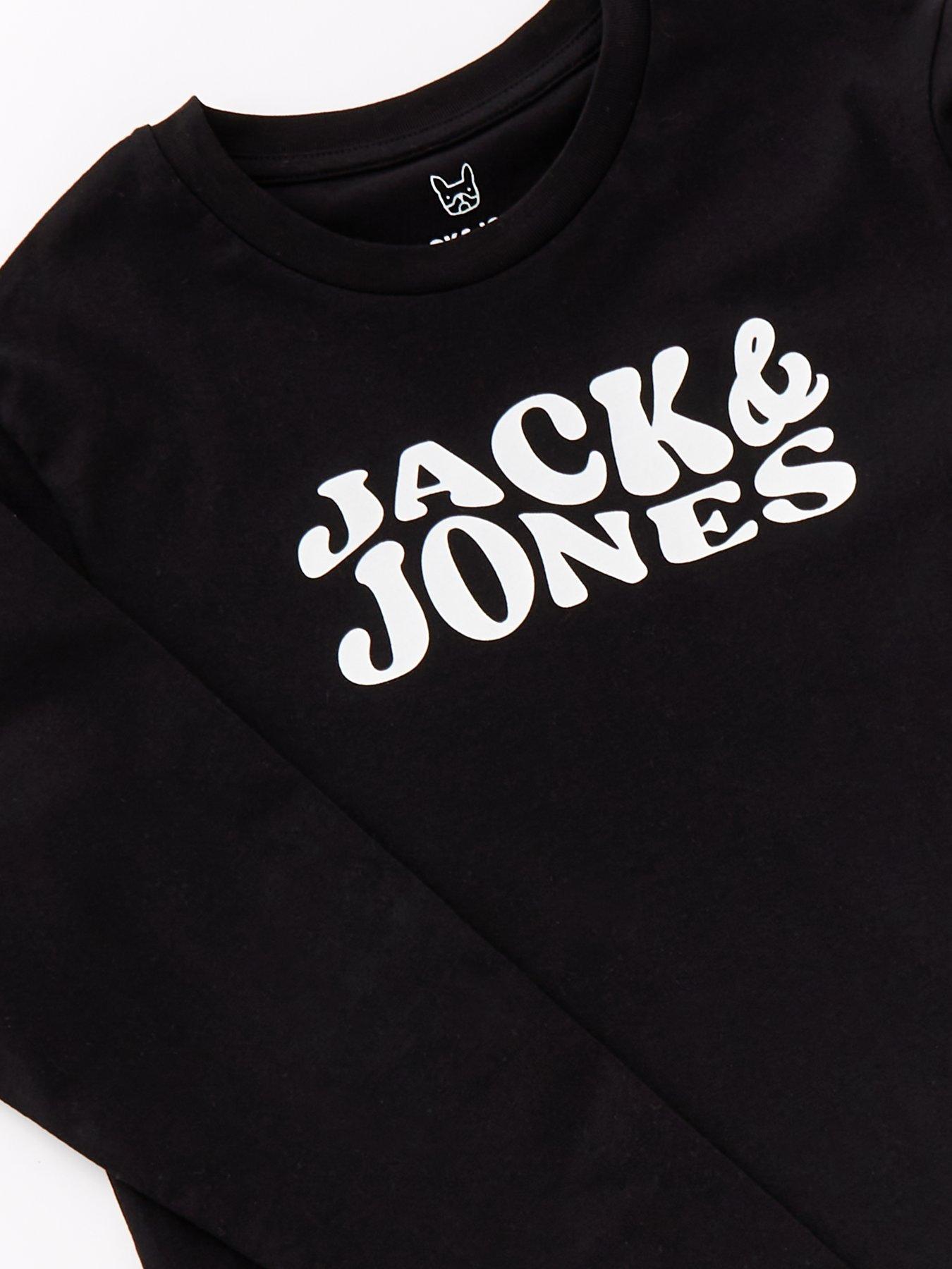 jack-jones-junior-boys-elton-long-sleeve-tshirt-and-pants-lounge-set-blackoutfit