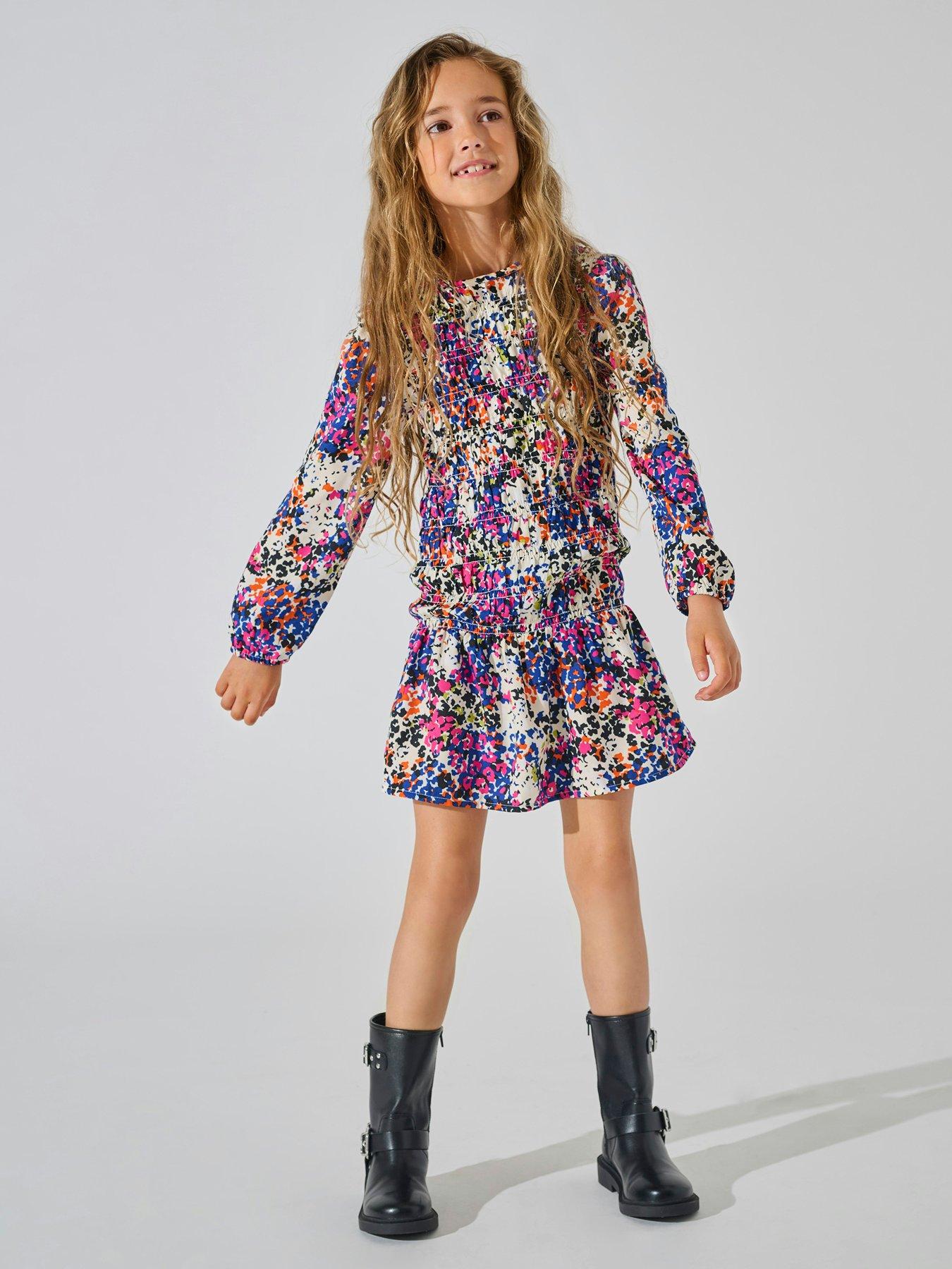 only-kids-girls-long-sleeve-floral-smock-dress-cloud-dancer