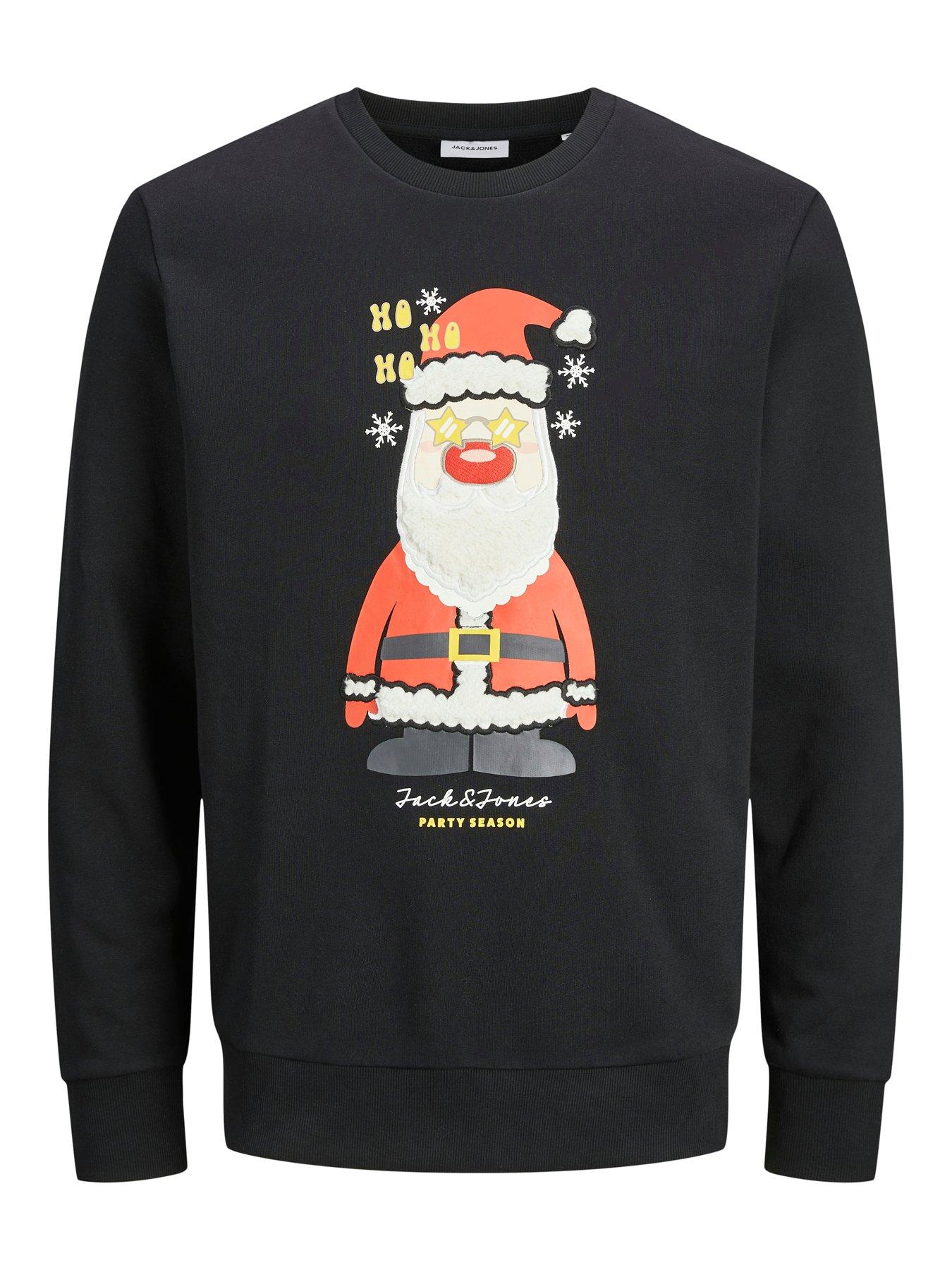 jack-jones-junior-boys-christmas-jolly-crew-neck-sweat-blackdetail