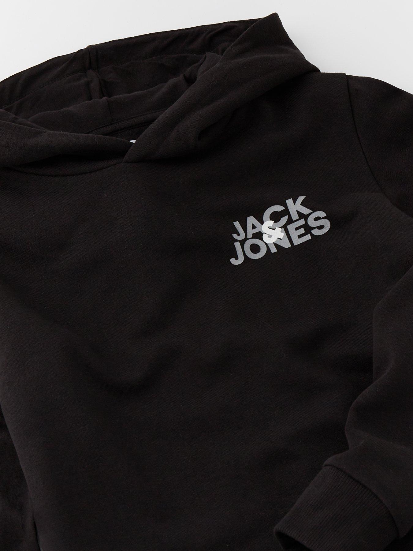 jack-jones-junior-boys-blake-hoodie-and-cargo-jog-set-blackoutfit