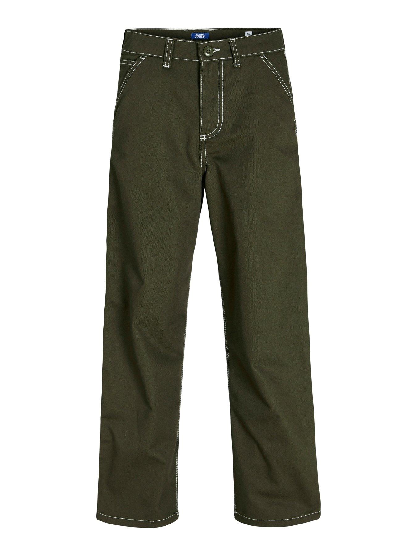 jack-jones-junior-boys-alex-contrast-worker-trouser-olive-nightdetail