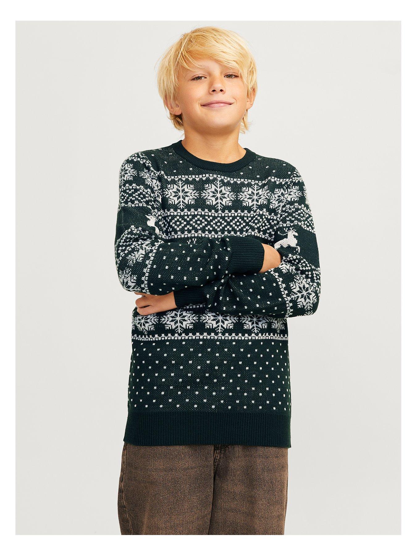 jack-jones-junior-boys-christmas-gabriel-knit-crew-neck-jumper-green