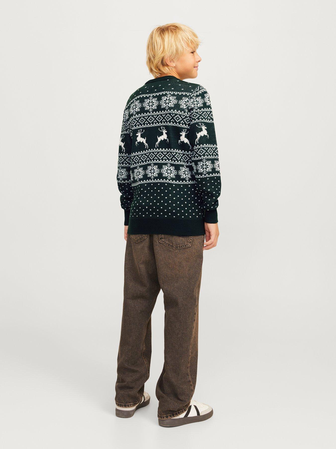 jack-jones-junior-boys-christmas-gabriel-knit-crew-neck-jumper-scarabstillFront