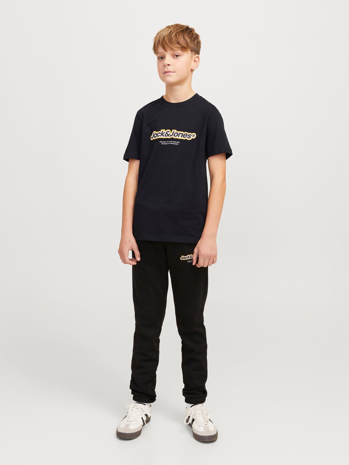 jack-jones-junior-boys-vesterbro-newton-branding-tshirt-blackstillFront