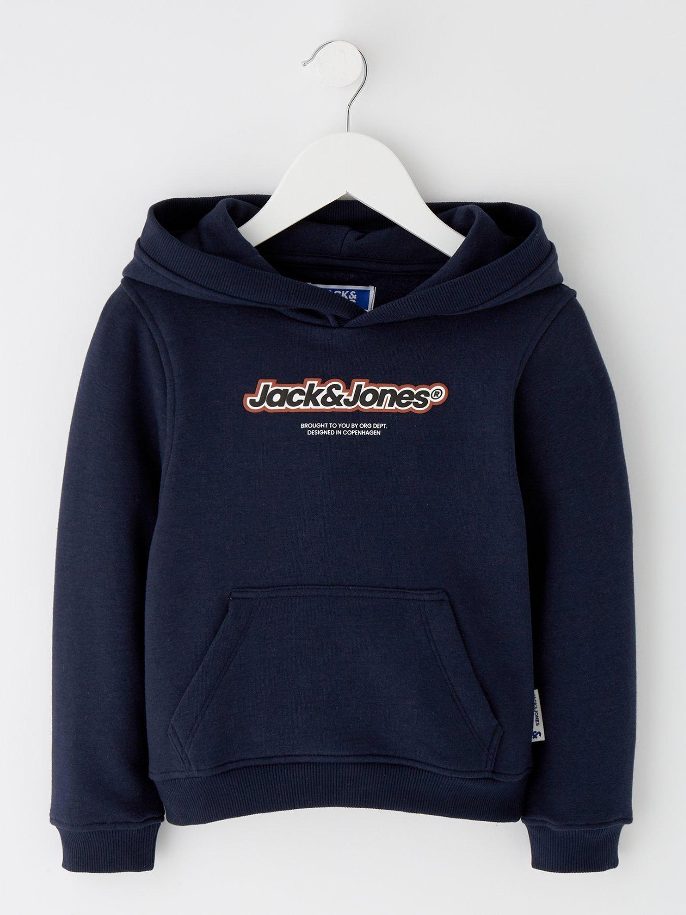 undefined Younger Boys Vesterbro Newton Branding Sweat Hoodie - Sky Captain