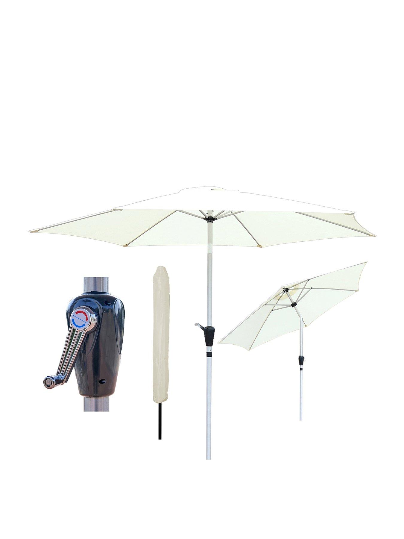 glamhaus-glamhaus-tilting-cream-garden-table-parasol-umbrella-27mstillFront