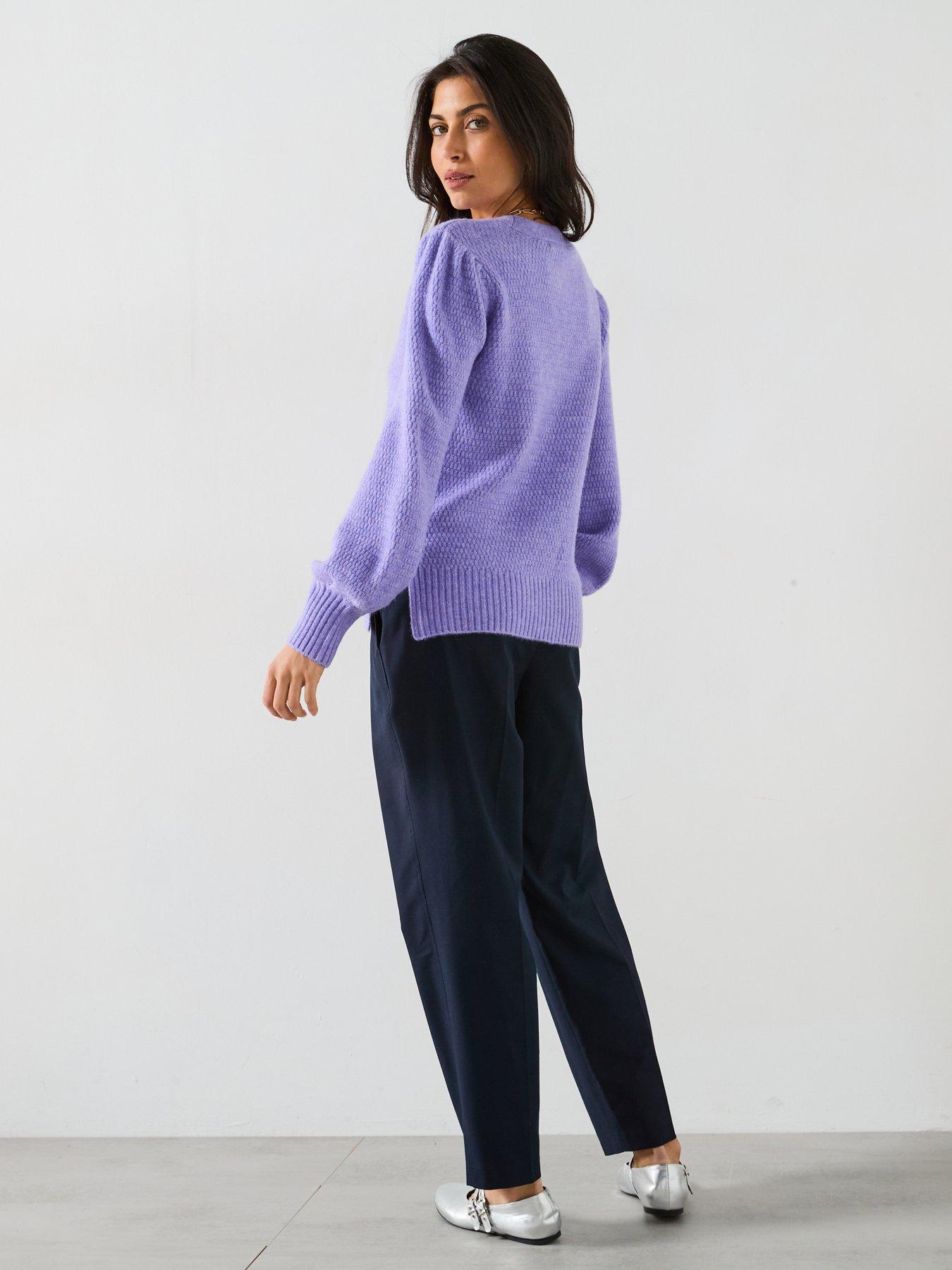 v-by-very-v-neck-puff-jumper-with-wool-purpleoutfit