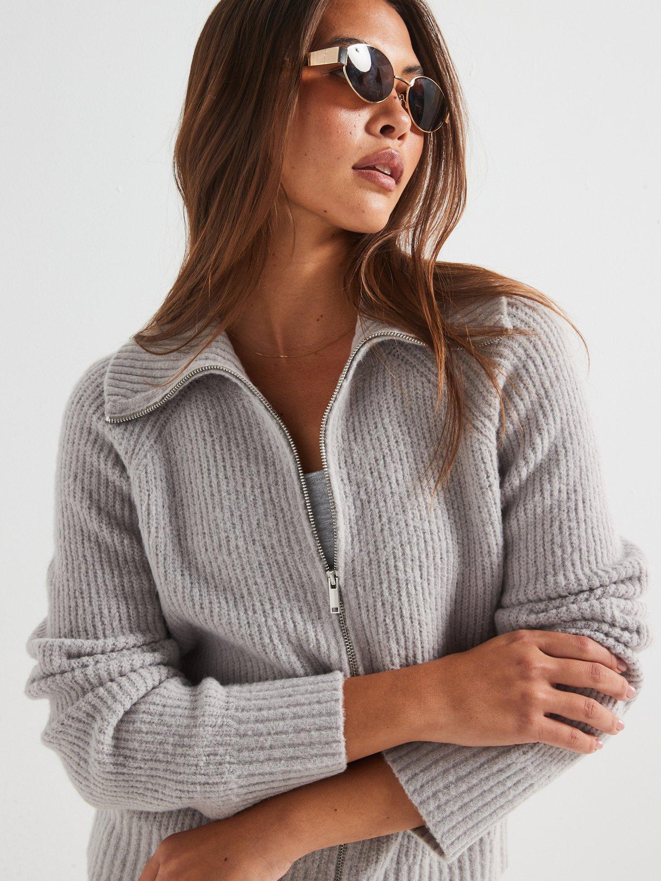 v-by-very-zip-front-longline-cardigan-greyoutfit