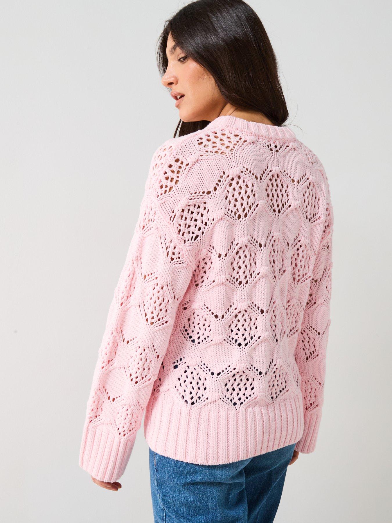 v-by-very-bobble-stitch-crew-neck-jumper-pinkstillFront