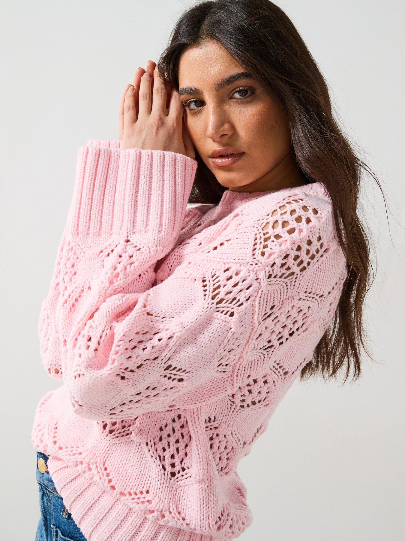 v-by-very-bobble-stitch-crew-neck-jumper-pinkoutfit