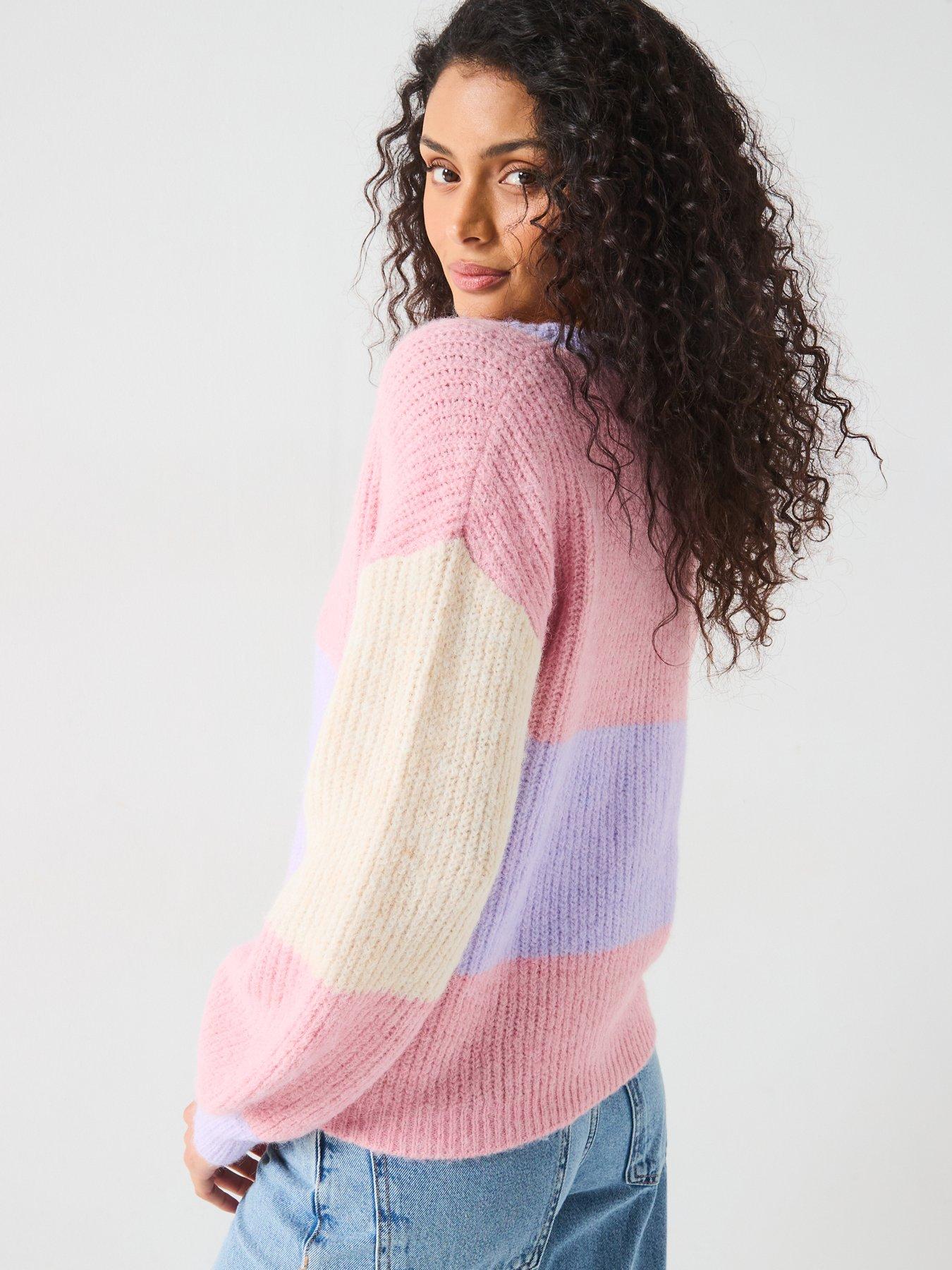 v-by-very-colour-block-v-neck-cardigan-with-wool-multistillFront