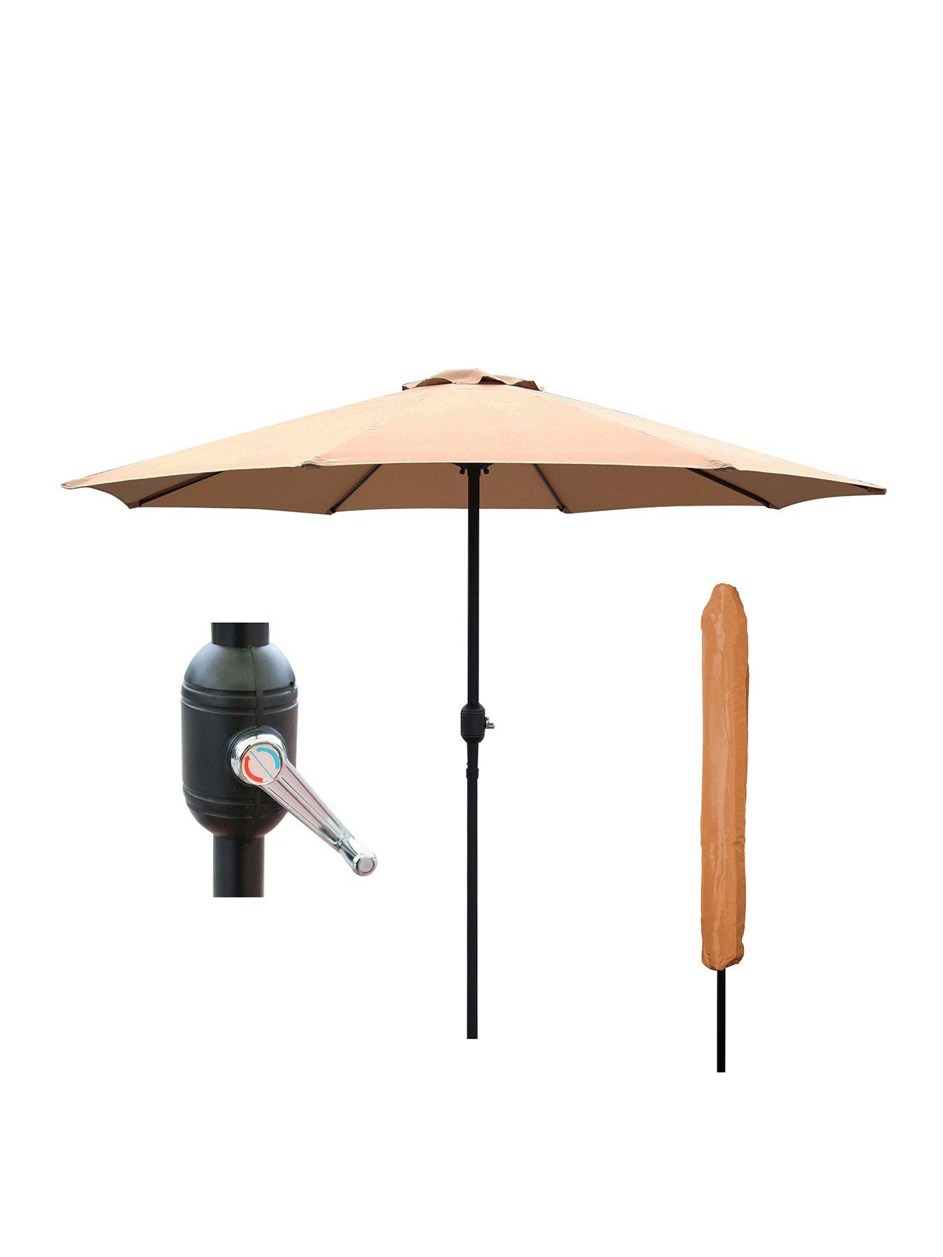 glamhaus-glamhaus-khaki-sand-garden-table-parasol-umbrella-27mstillFront