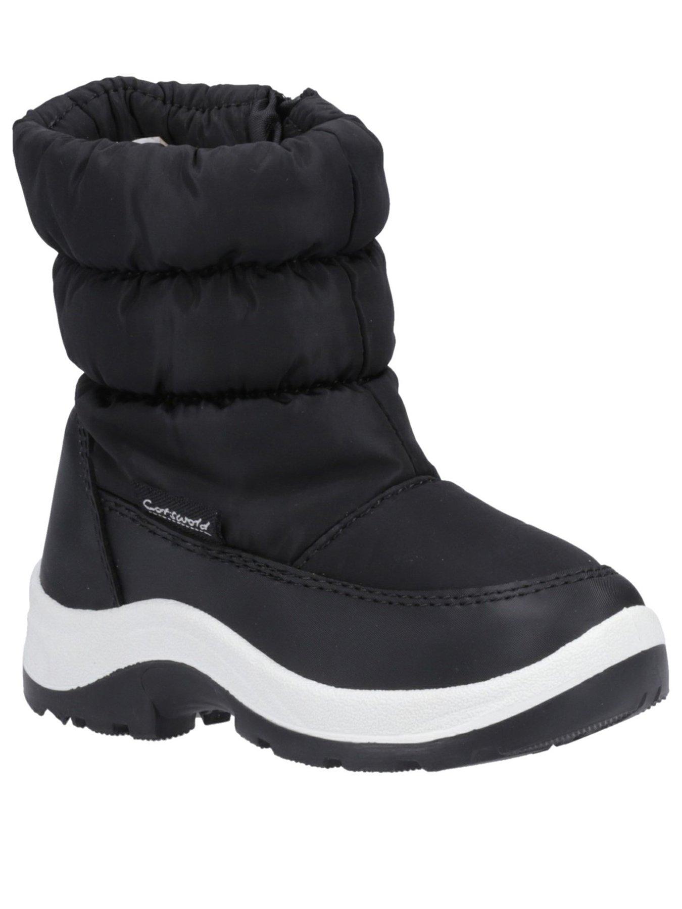 cotswold-kids-tirely-snowboots-blackstillFront