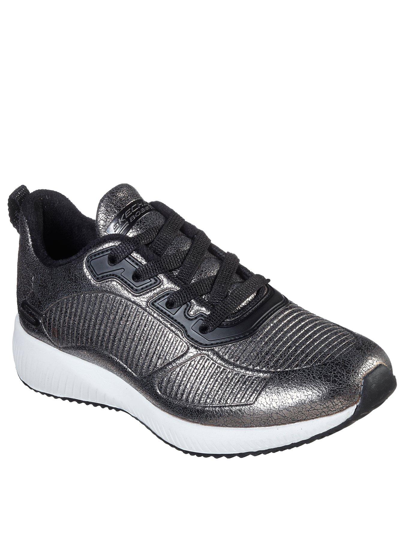 skechers-metallic-embossed-lace-up-sneaker-with-memory-foamstillFront