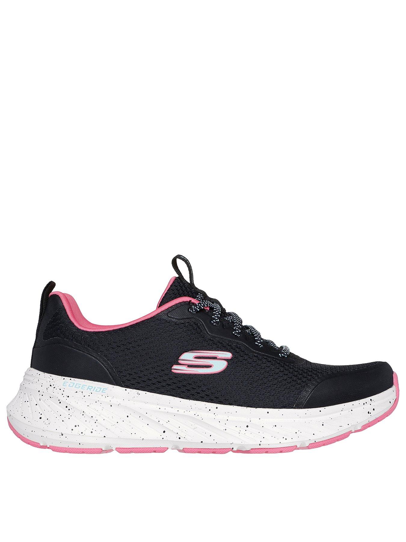 Skechers Slip Ins 100 Waterproof Mesh Lace Up Trainers Black Very Ireland