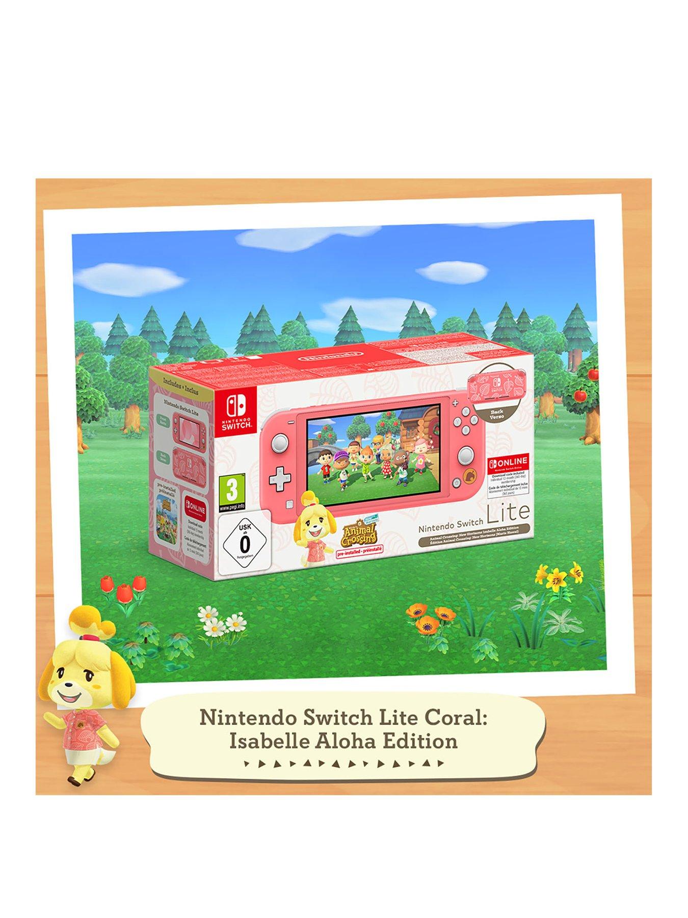 nintendo-switch-lite-switch-hw-lite-coral-isabelle-aloha-edition-12-months-nsostillFront