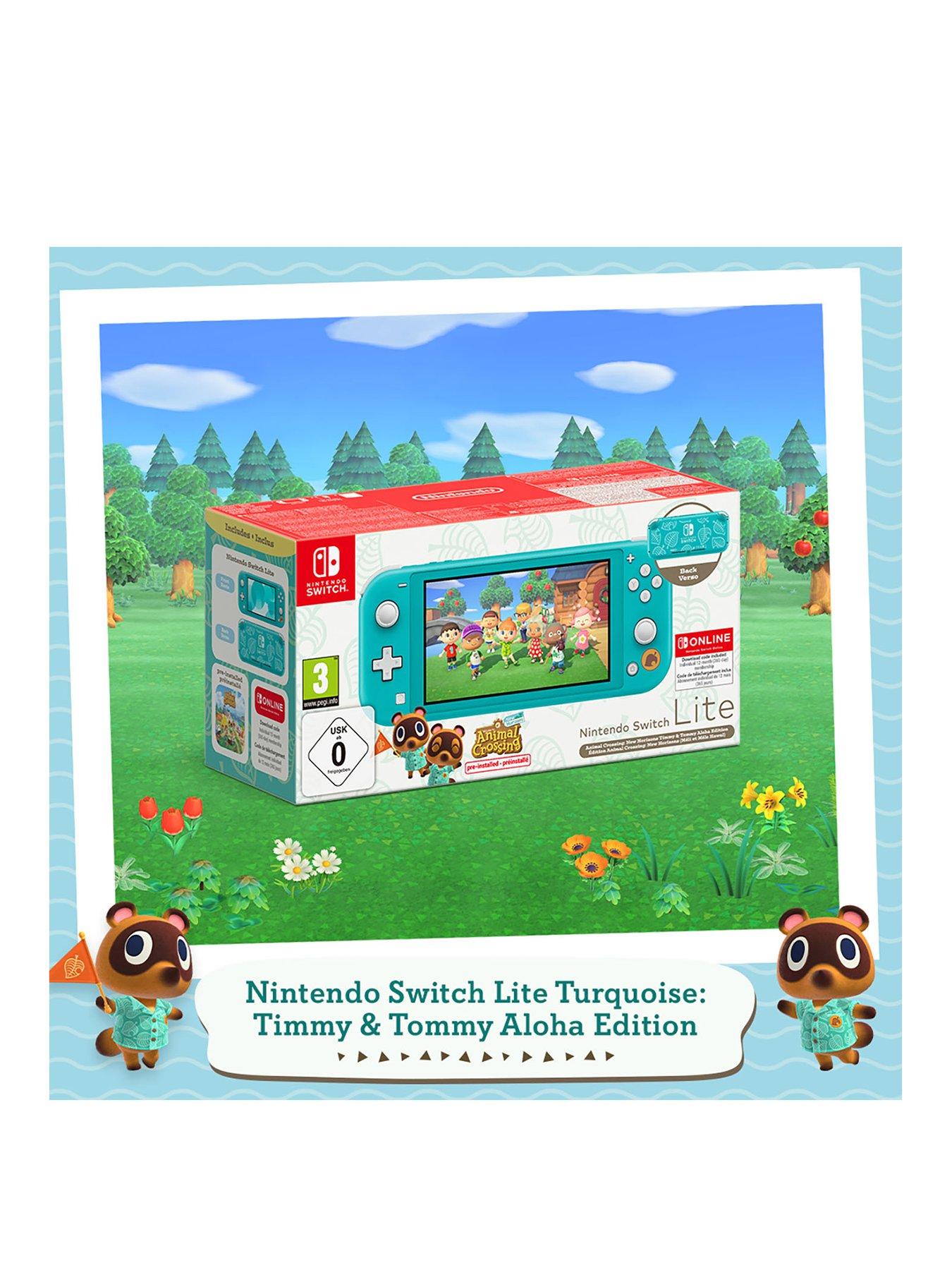 Image 2 of 7 of Nintendo Switch Lite Switch HW Lite Turquoise: Timmy &amp; Tommys Edition + 12 Months NSO